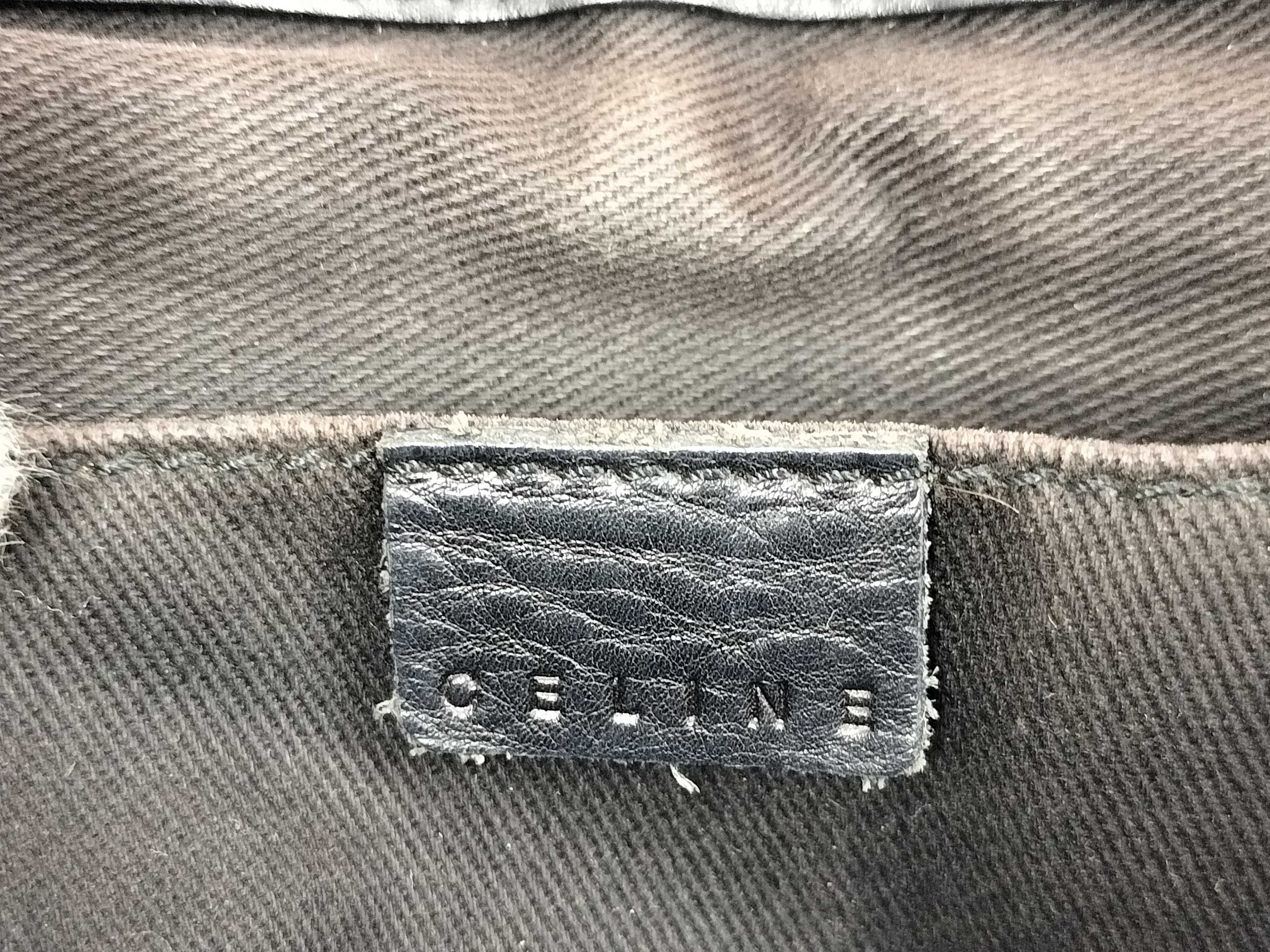 handbag, Celine Boogie Bag, black leather handbag. — view 13