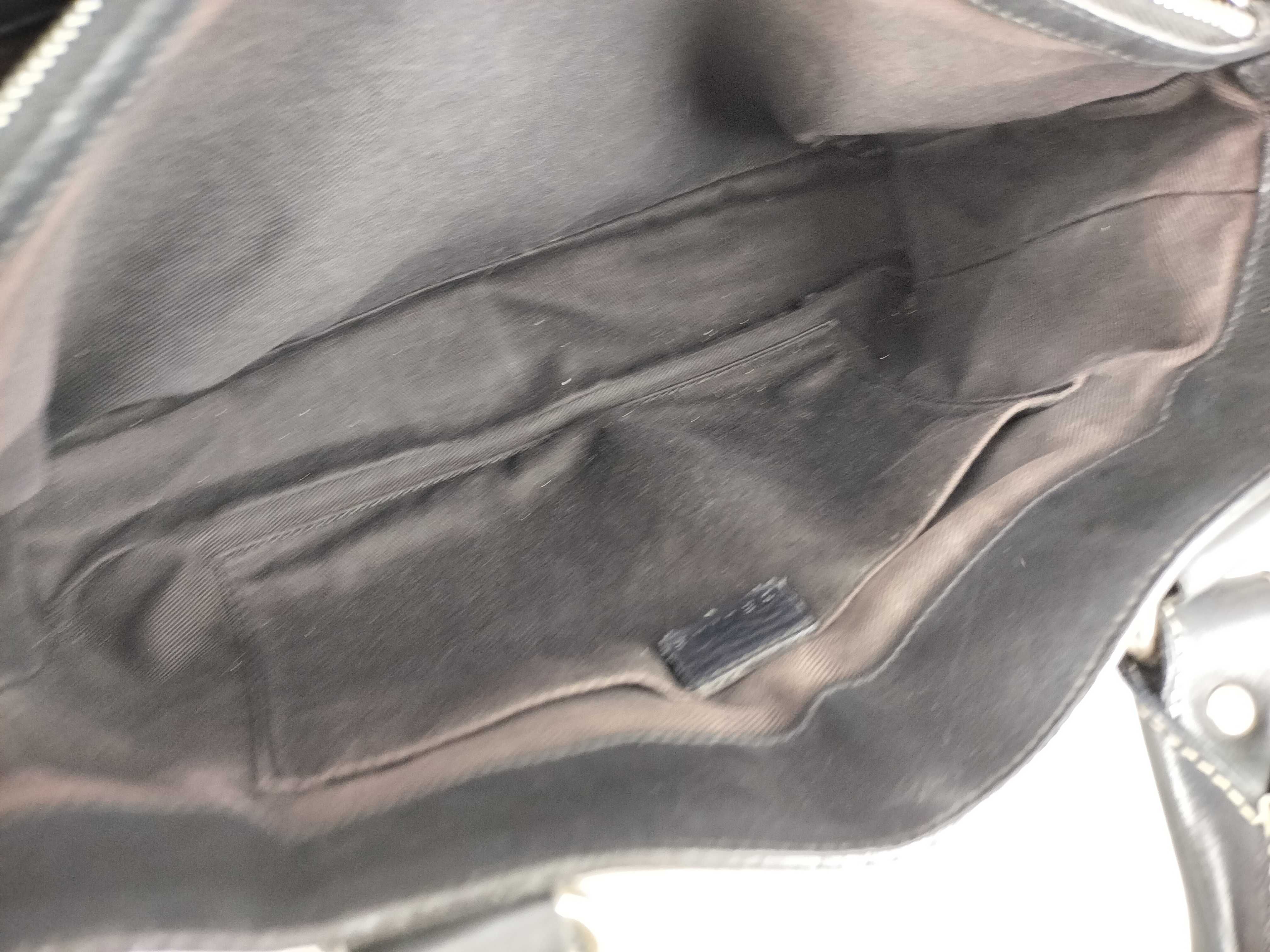 handbag, Celine Boogie Bag, black leather handbag. — view 10