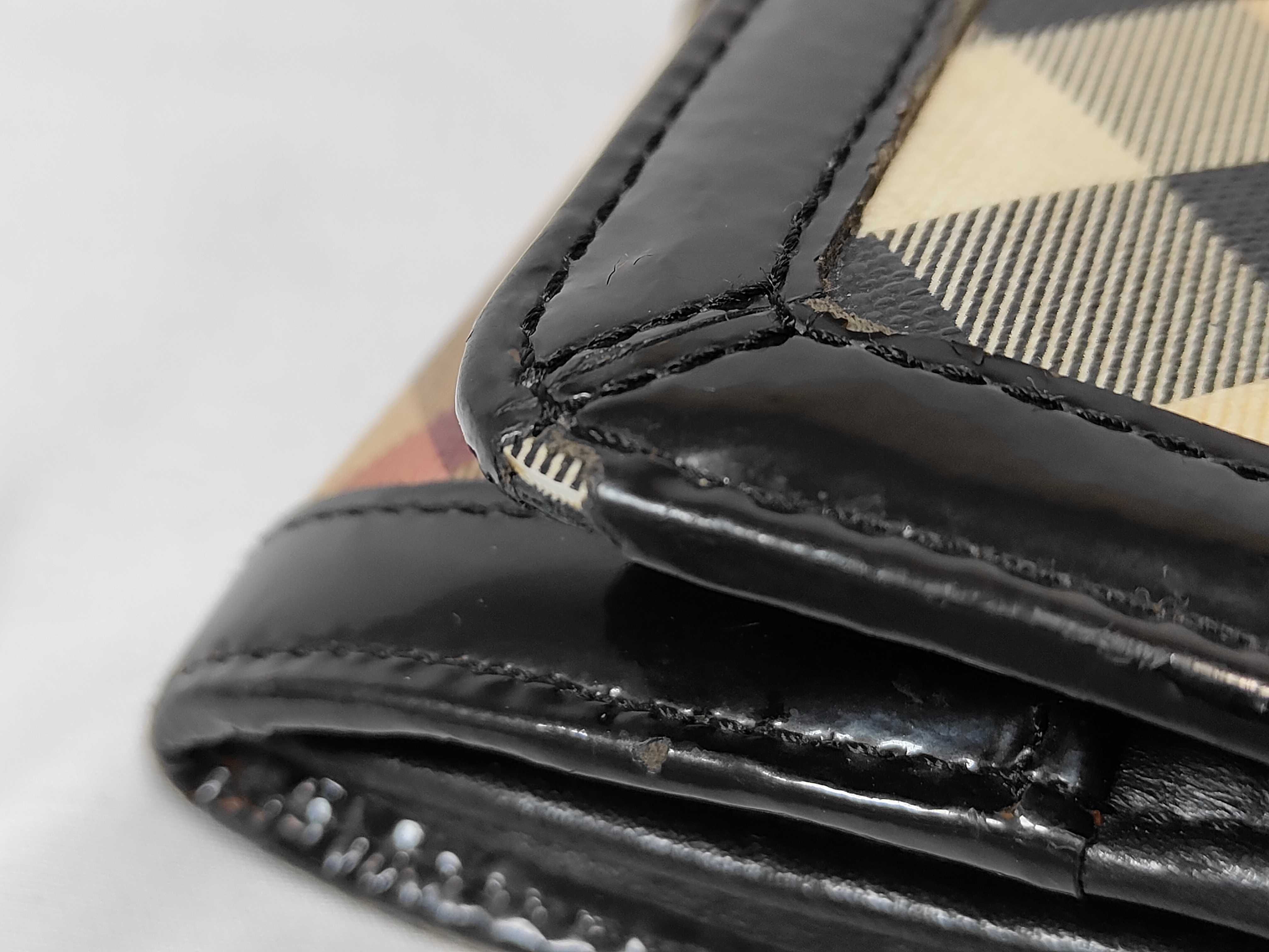 Nova Check Enamel Long Wallet — view 12