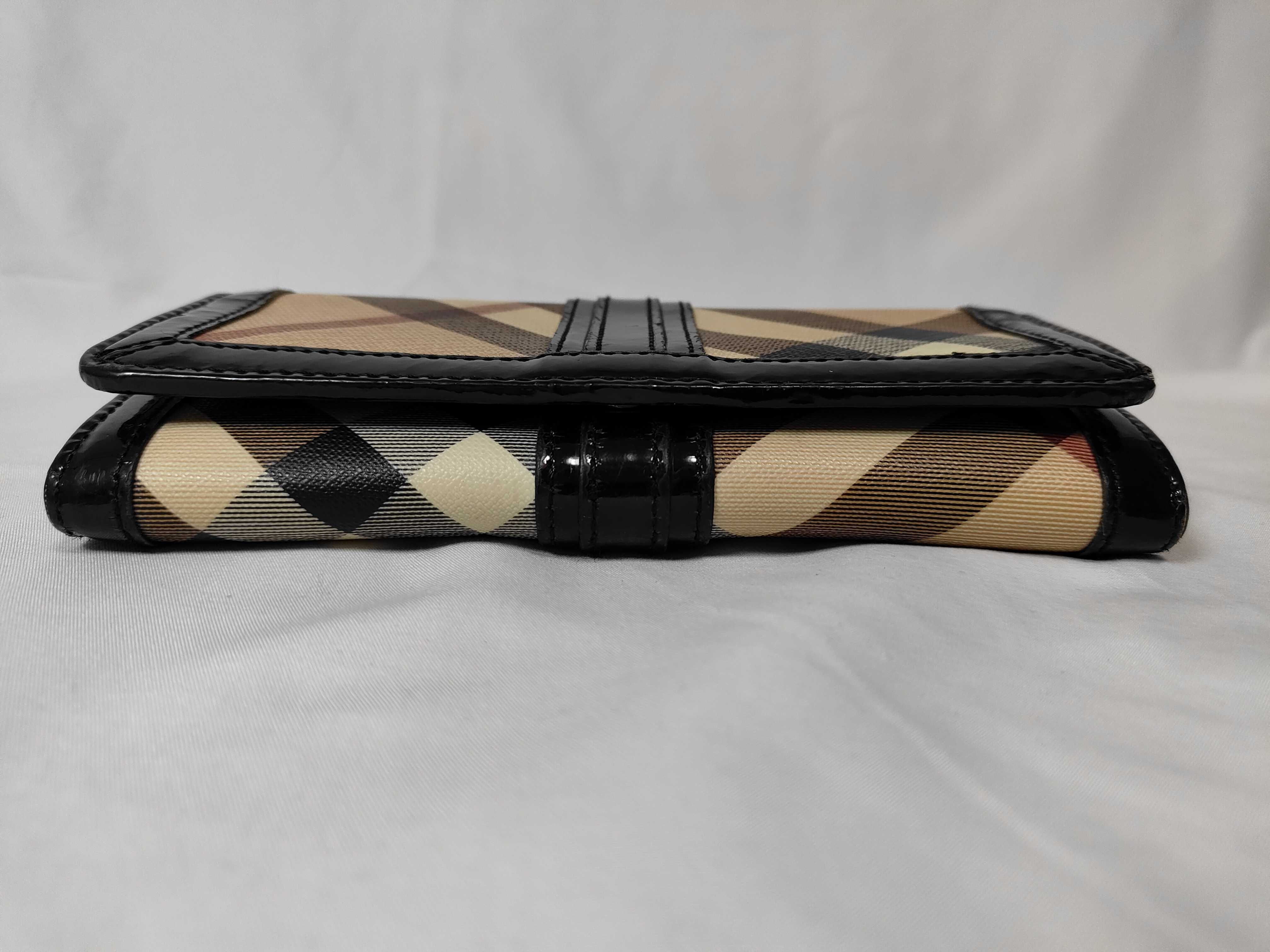 Nova Check Enamel Long Wallet — view 3