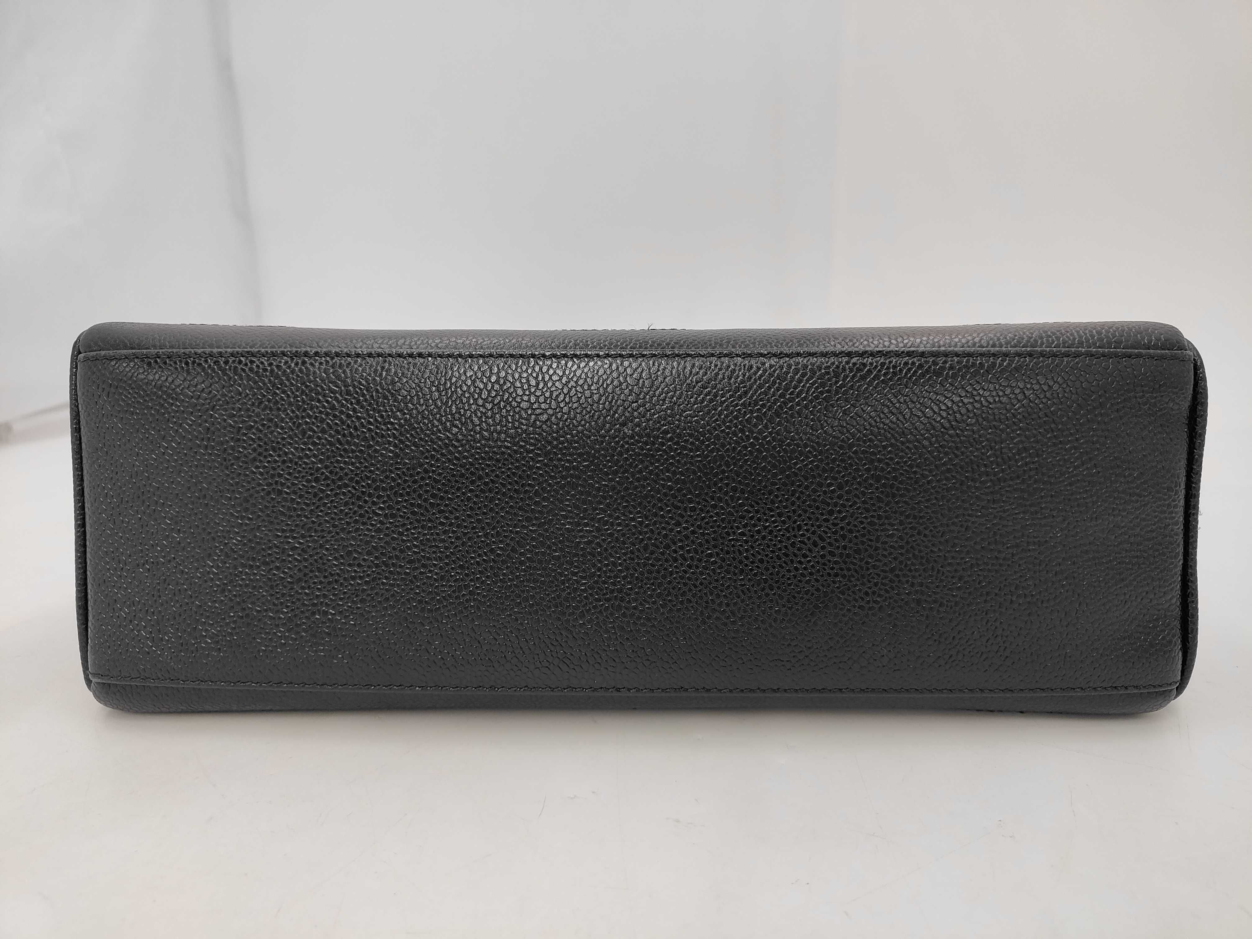Caviar Skin Triple Coco Chain Shoulder Bag — view 7