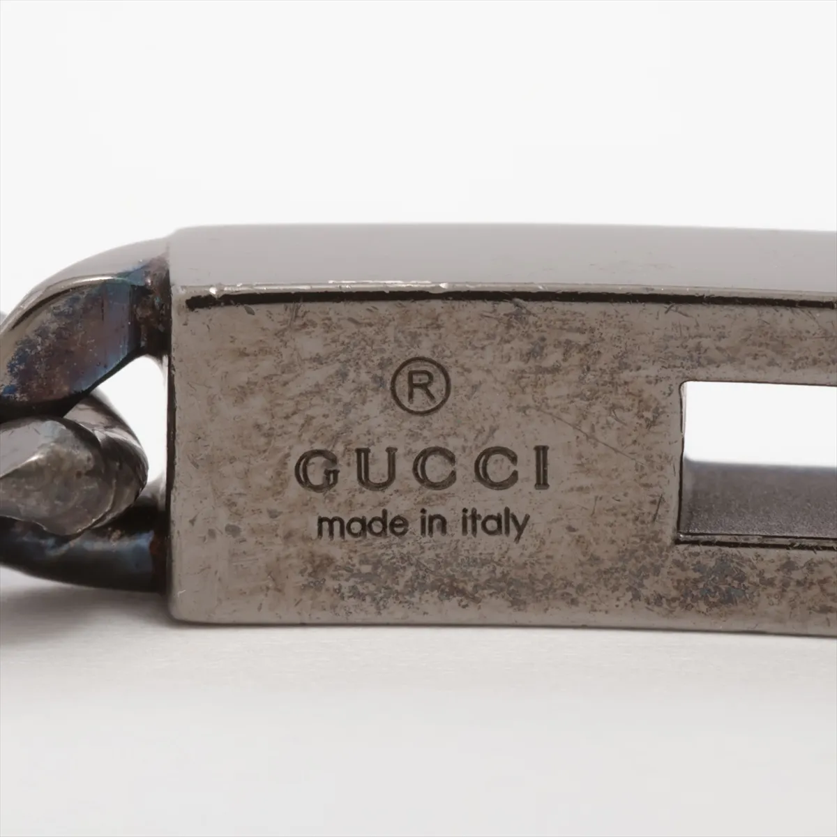 Cutout G Bracelet, 18 925 Sterling Silver, 29.1g. Shows signs of wear, — view 5