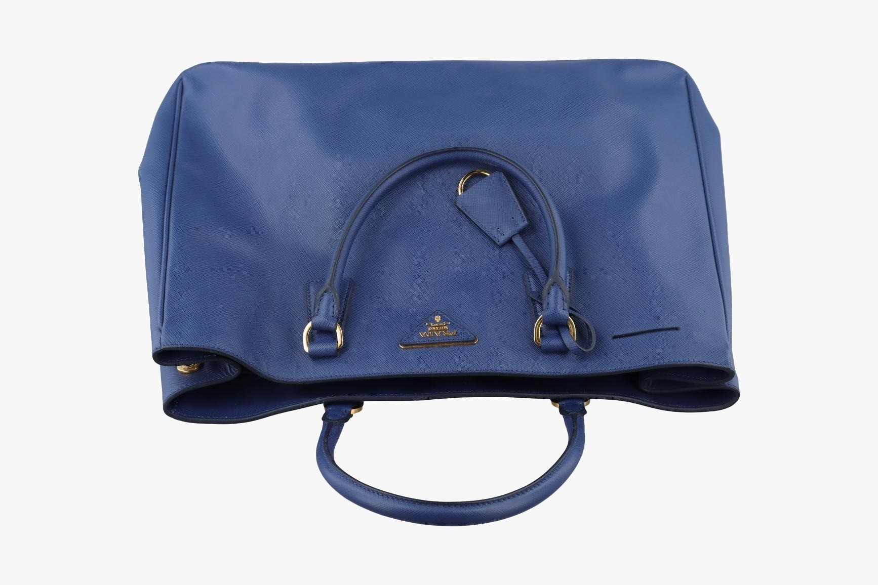 Galleria Saffiano Leather Blue — view 5