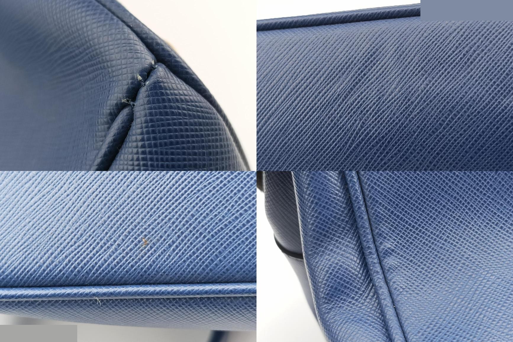 Galleria Saffiano Leather Blue — view 10