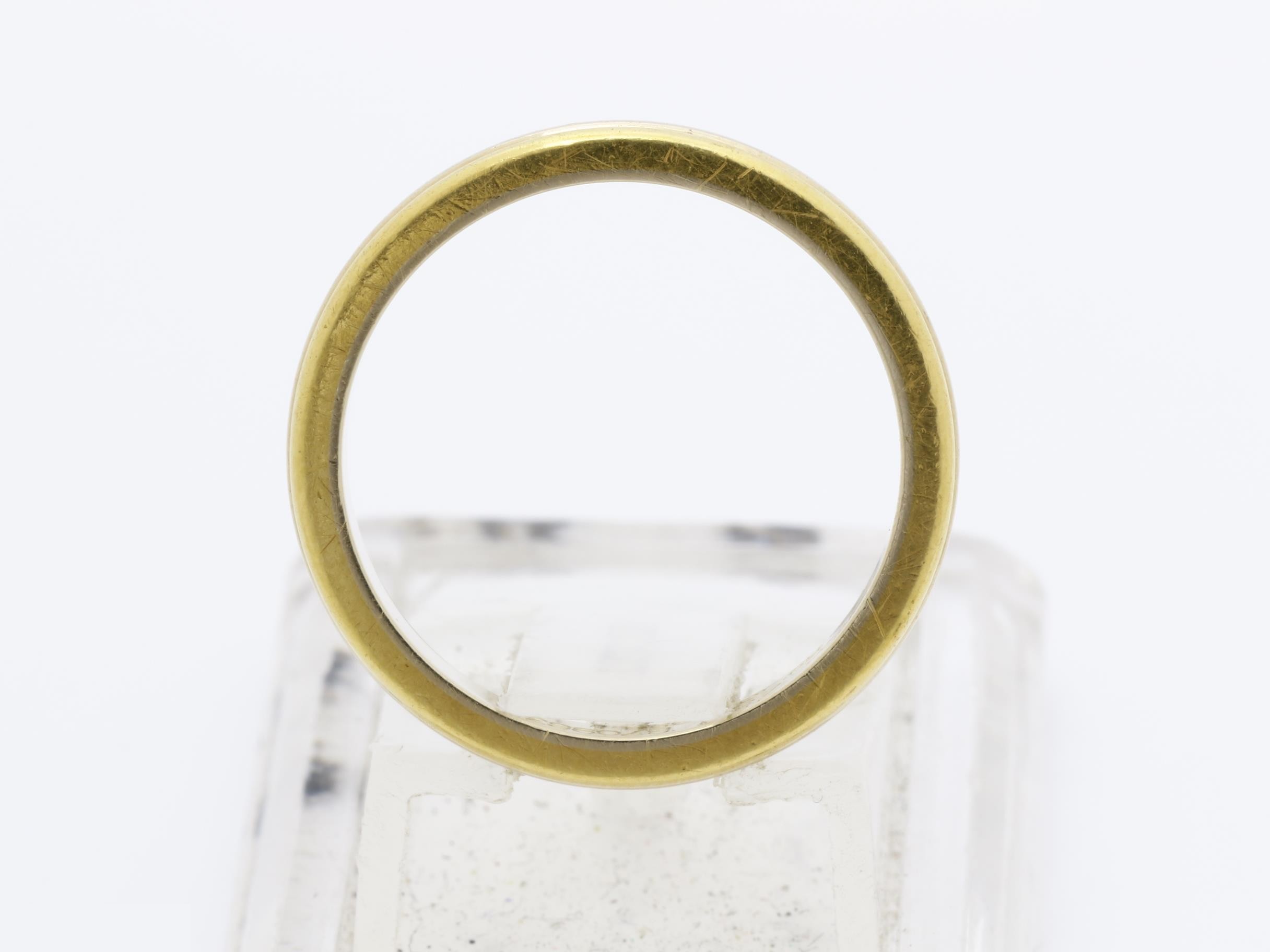 Three-gold ring, 750 grade, 3.7g, #52 — view 5