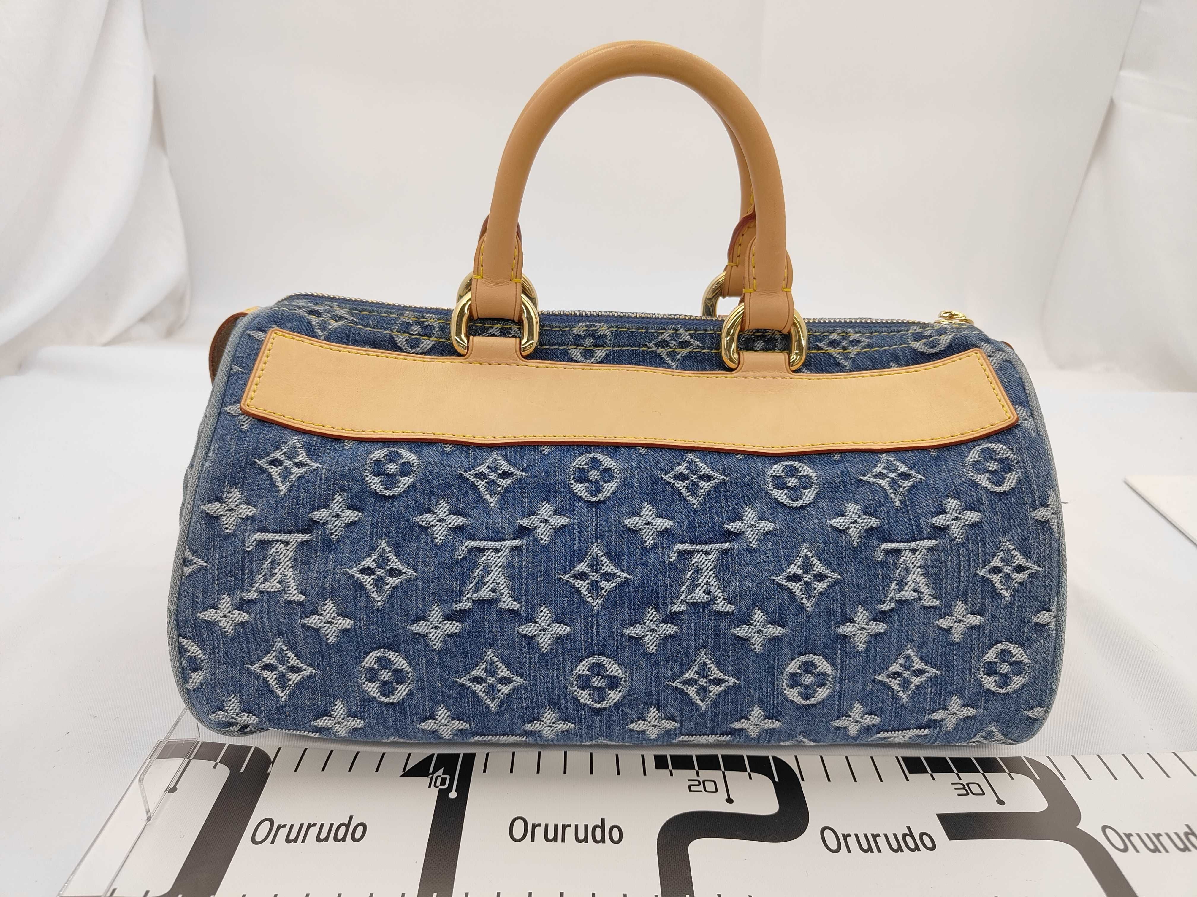 Neo Speedy Monogram Denim Handbag M95019 — view 2
