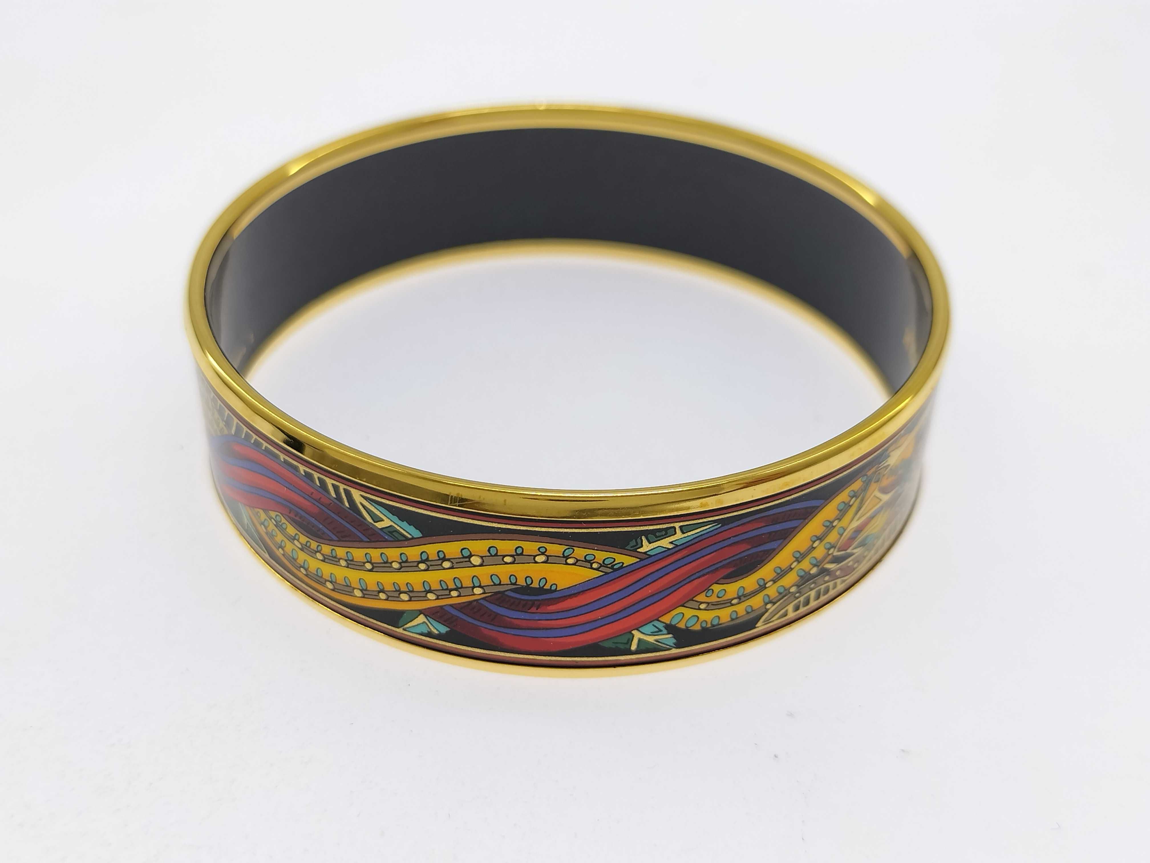 Enamel Bangle Bracelet — view 2