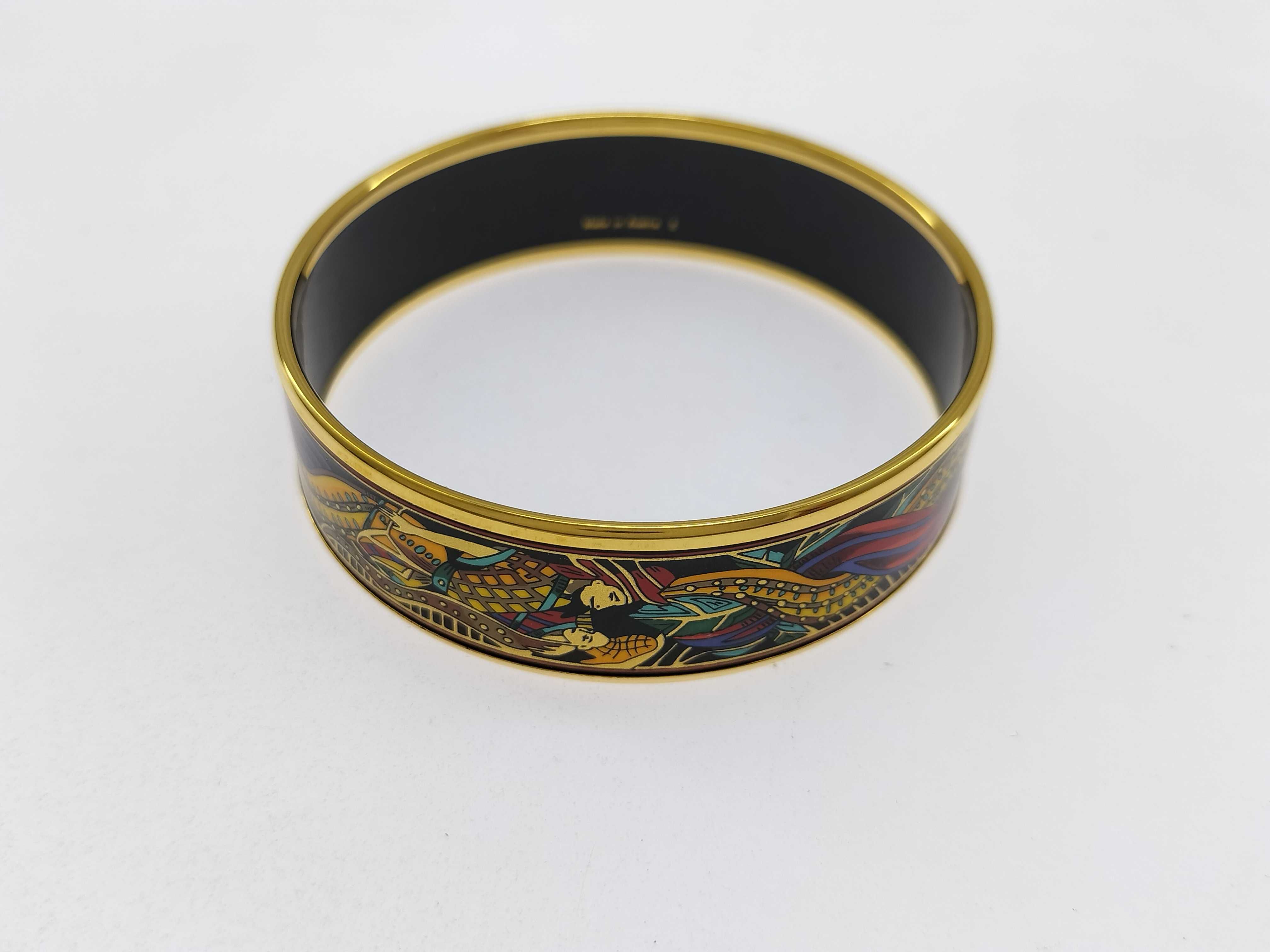 Enamel Bangle Bracelet — view 3