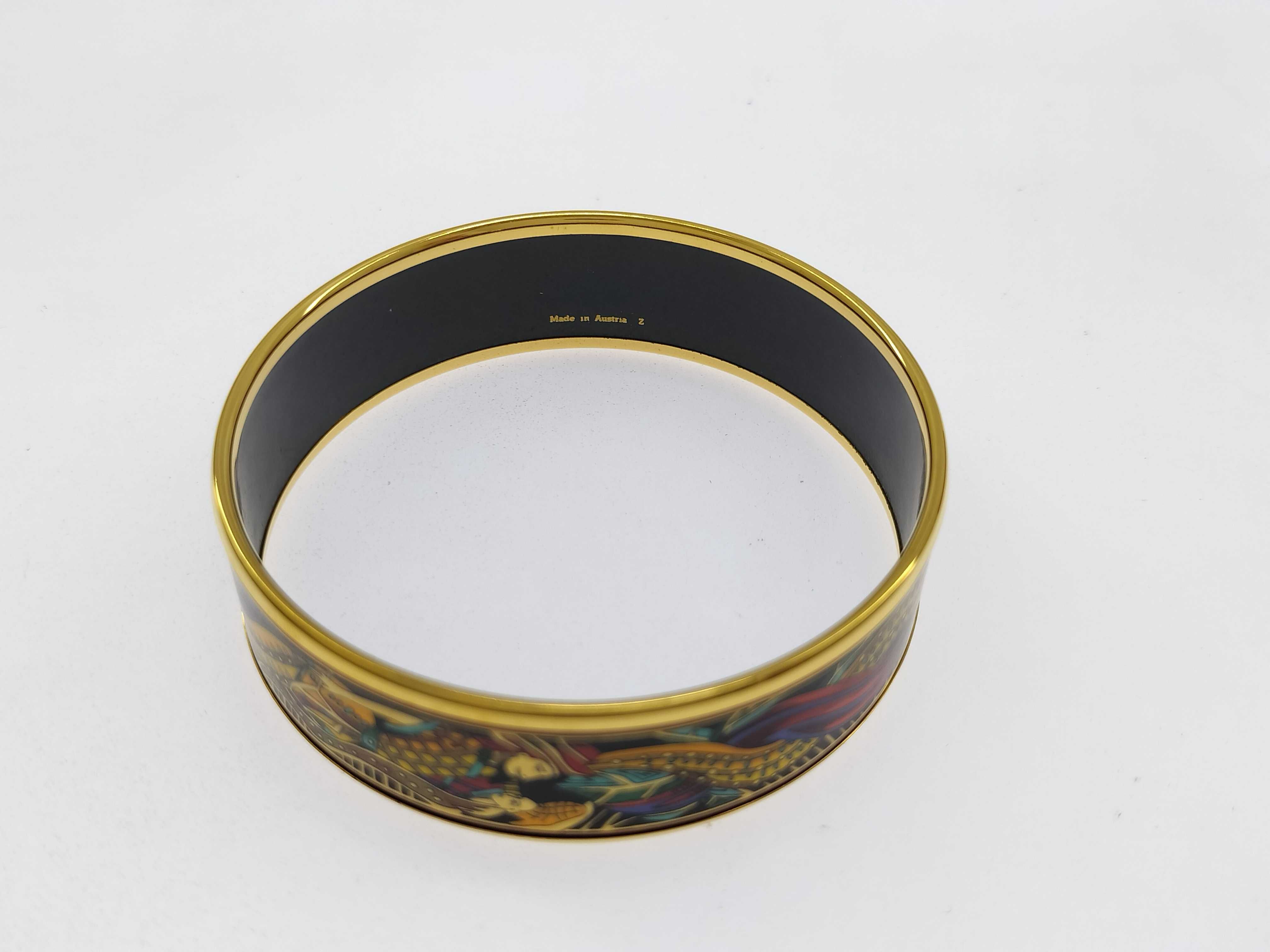 Enamel Bangle Bracelet — view 4