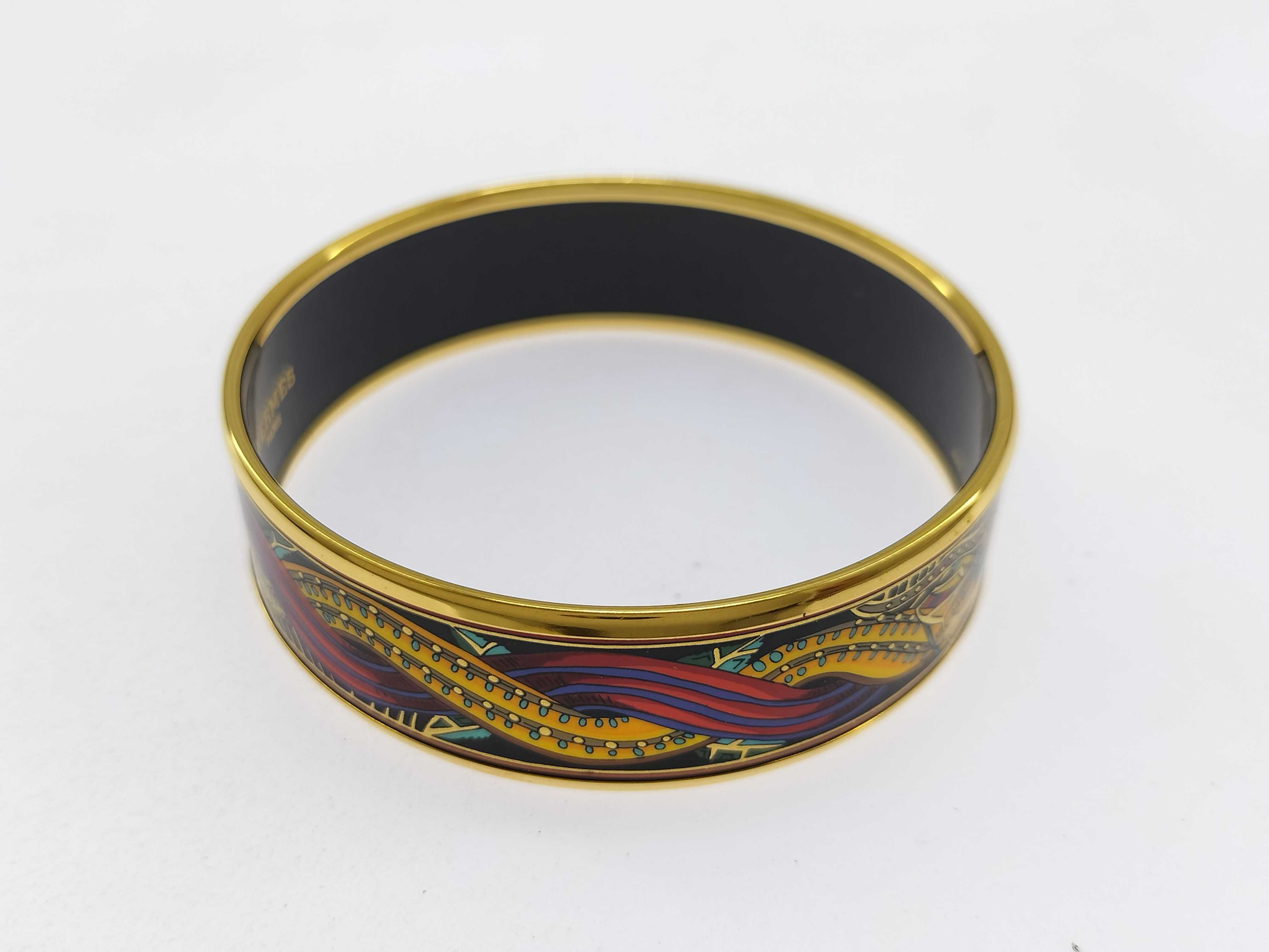 Enamel Bangle Bracelet — view 6