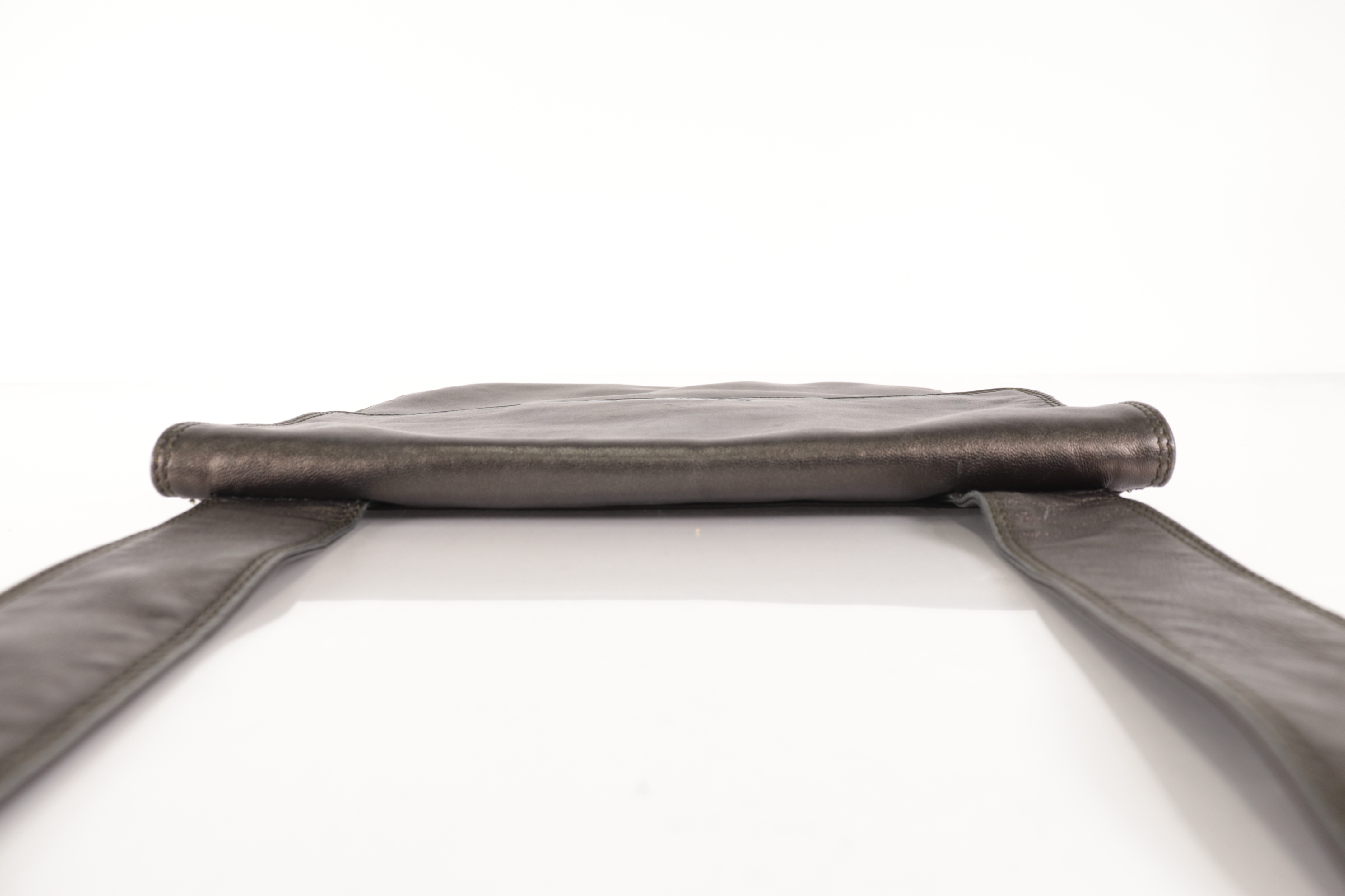 Logo Lambskin Shoulder Bag (No. 5, Brown) — view 6