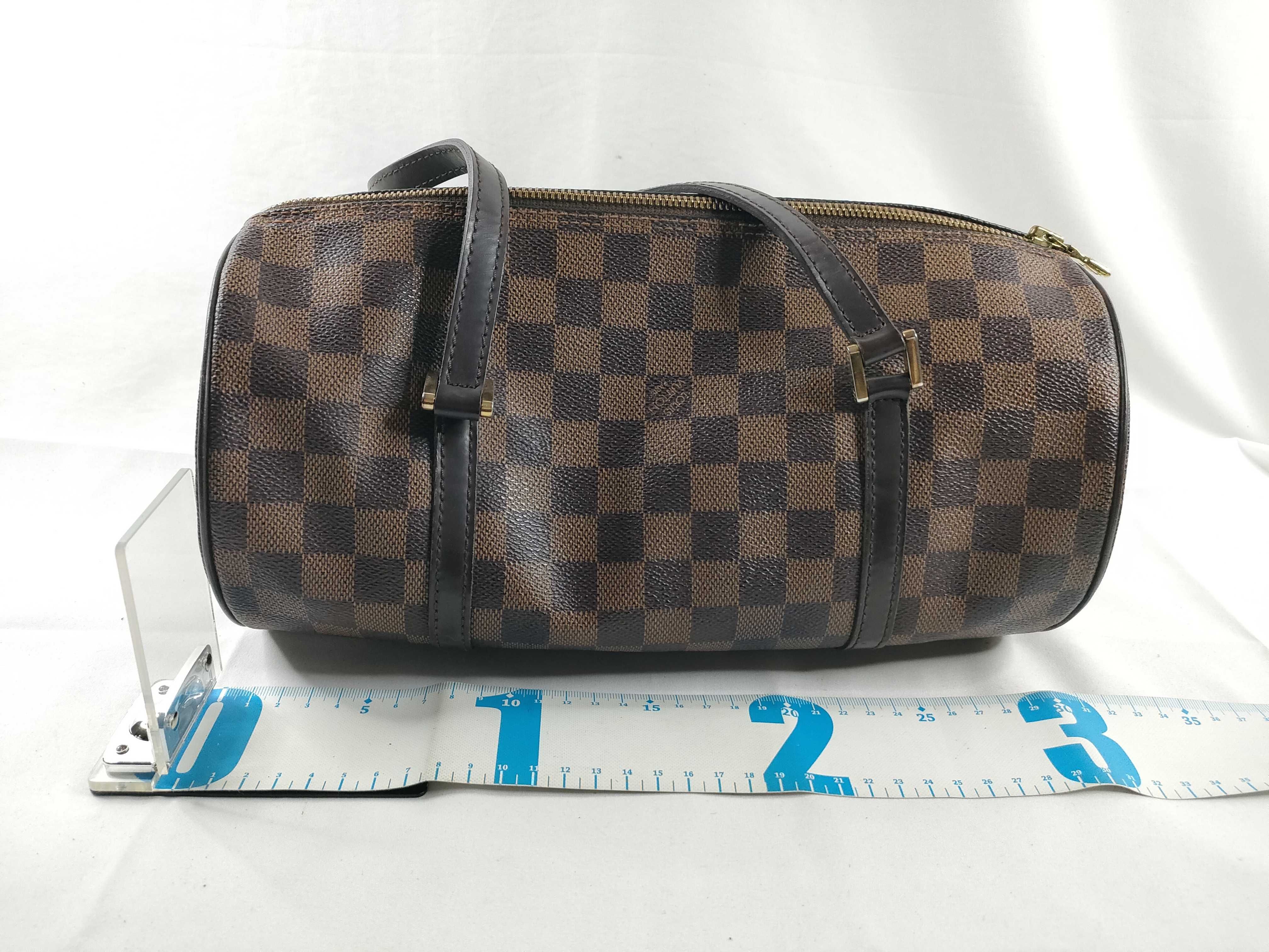Damier Papillon 30 N51303 MU1013 Brown Handbag — view 2