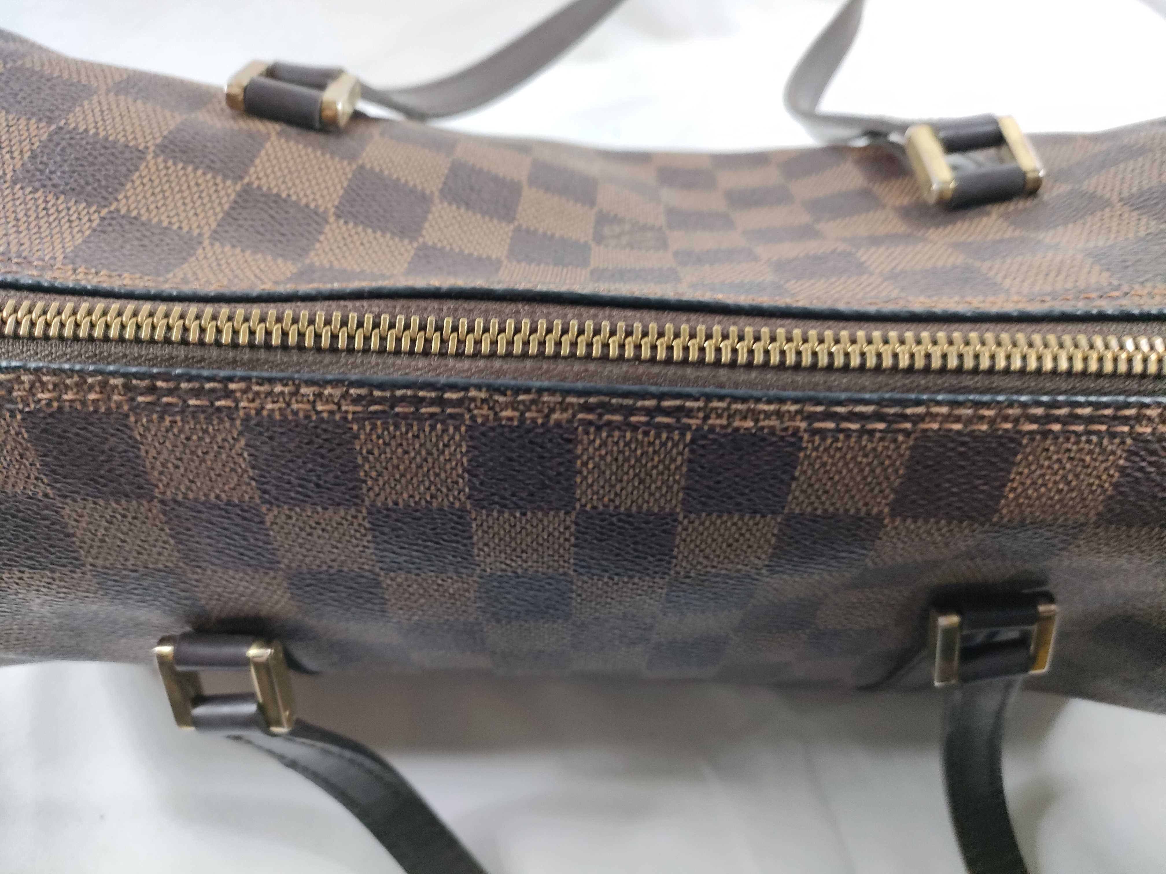 Damier Papillon 30 N51303 MU1013 Brown Handbag — view 9