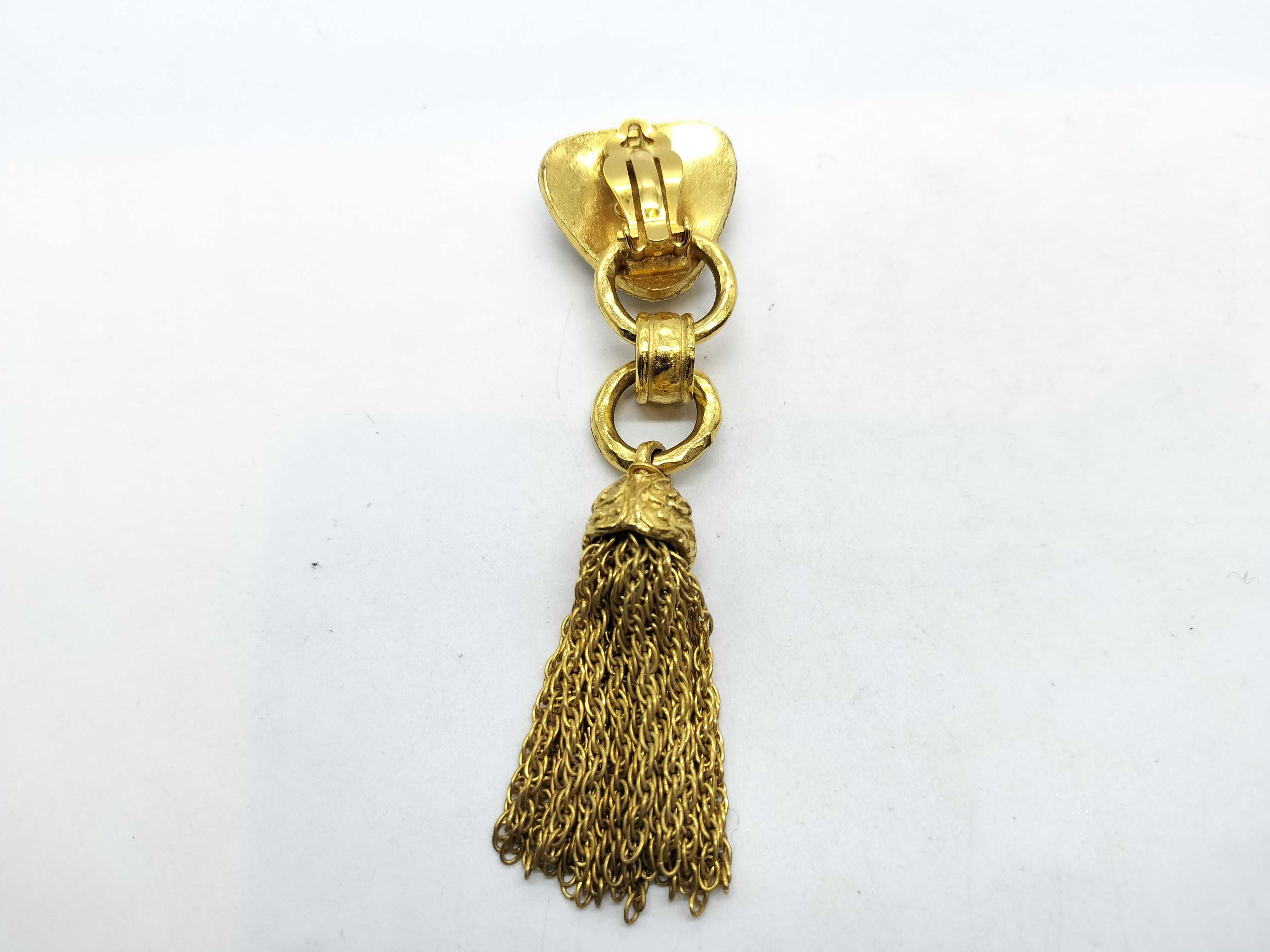 Earring (Single Earring) - Coco Mark Fringe Earring — view 2