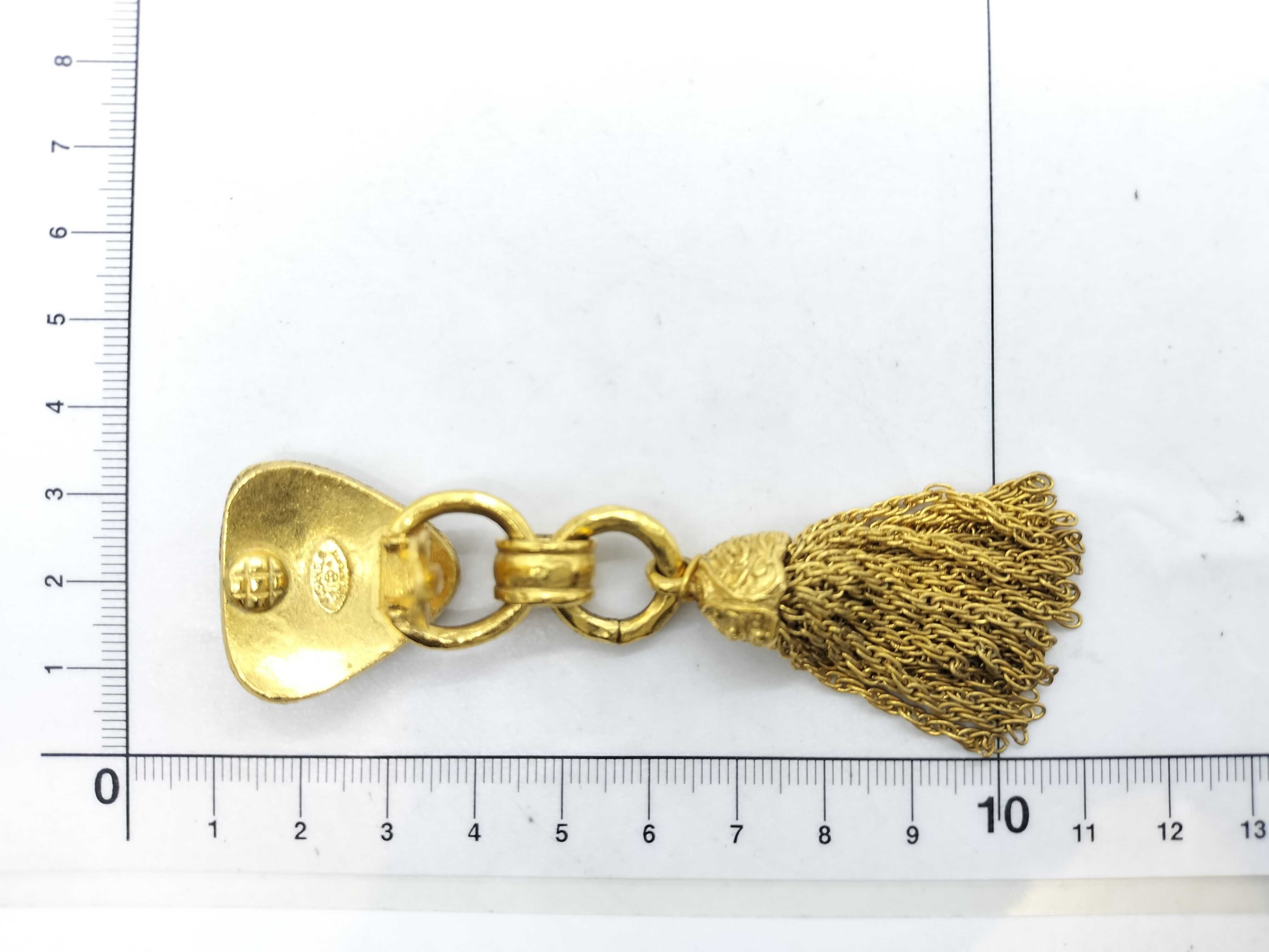 Earring (Single Earring) - Coco Mark Fringe Earring — view 7