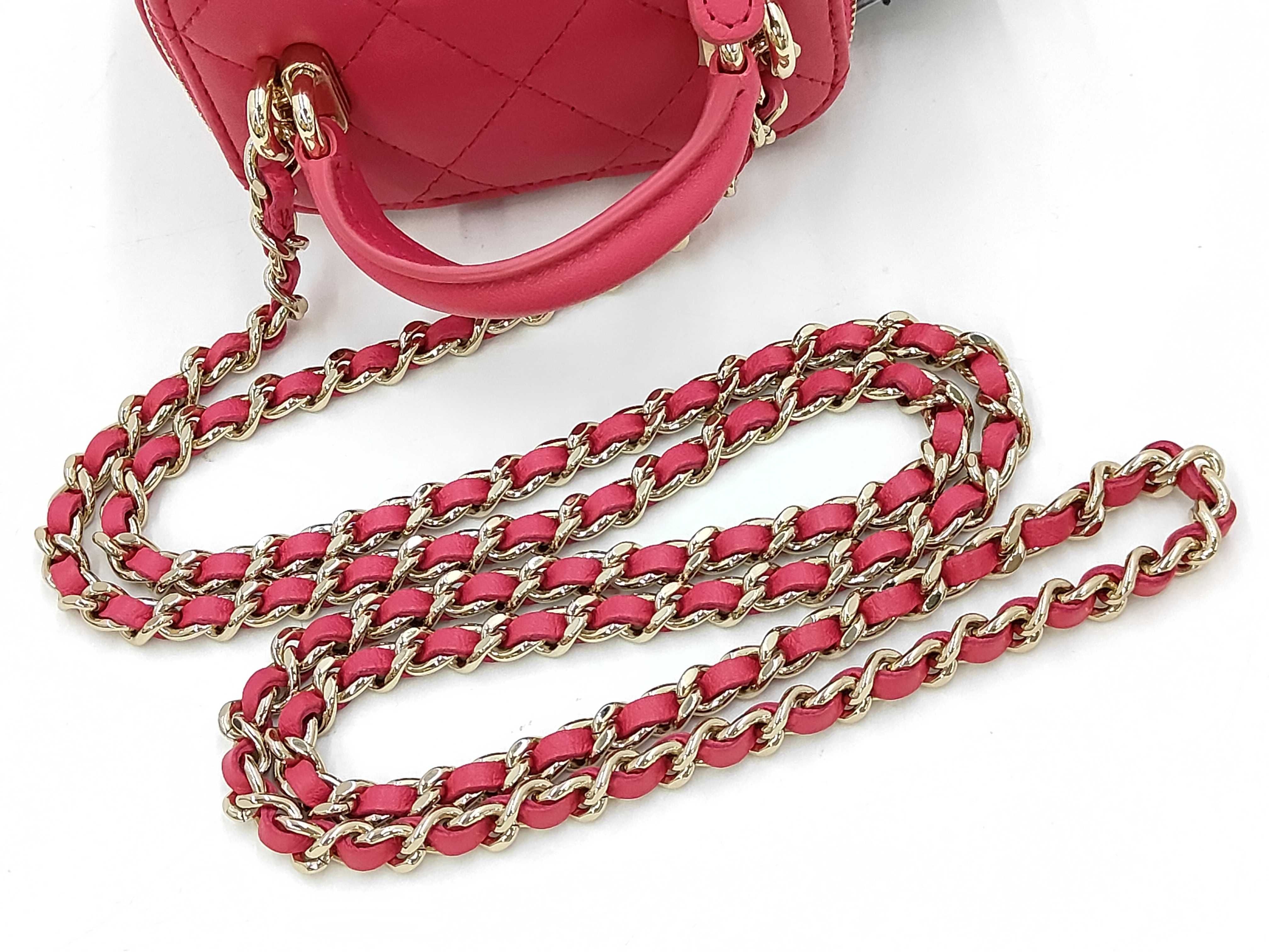 Matelassé Lambskin Vanity Bag — view 5