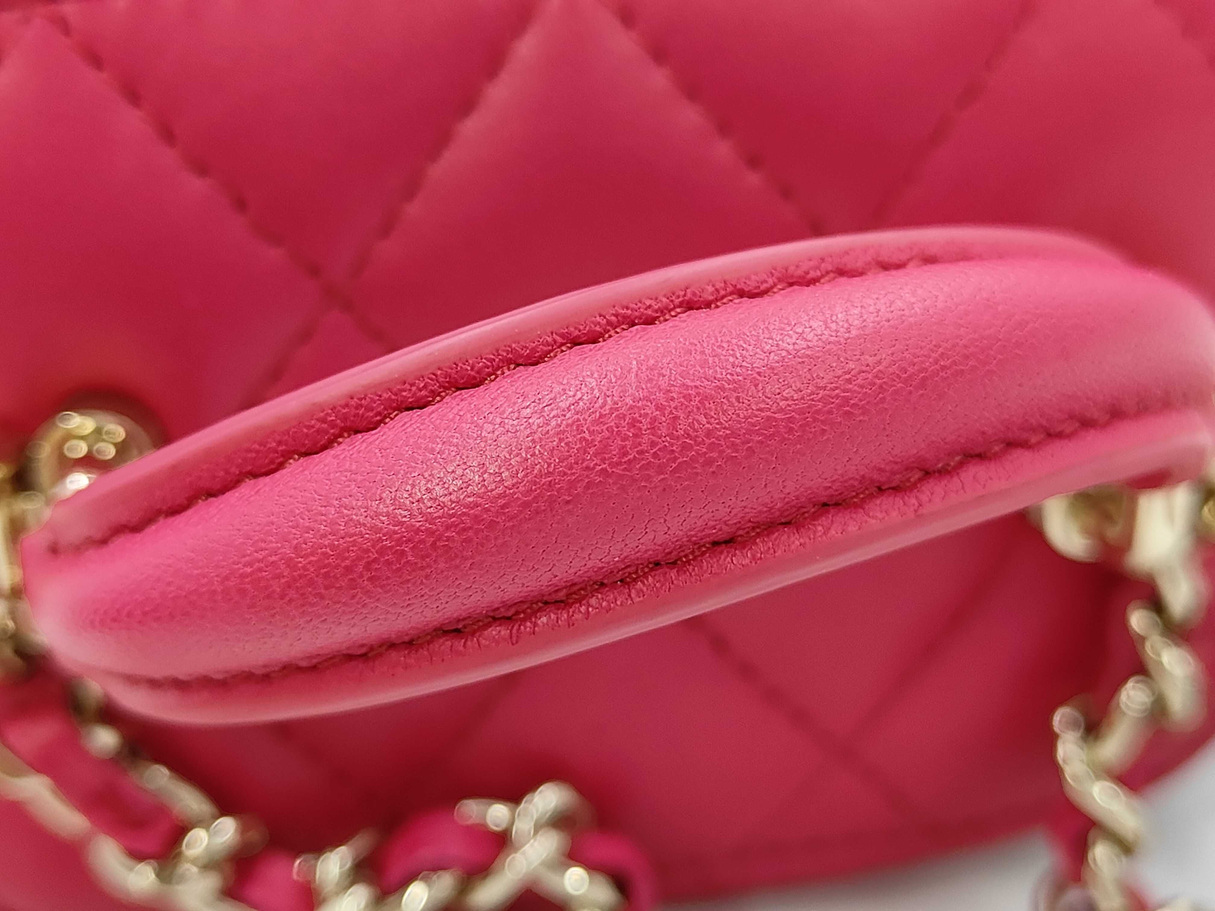 Matelassé Lambskin Vanity Bag — view 8