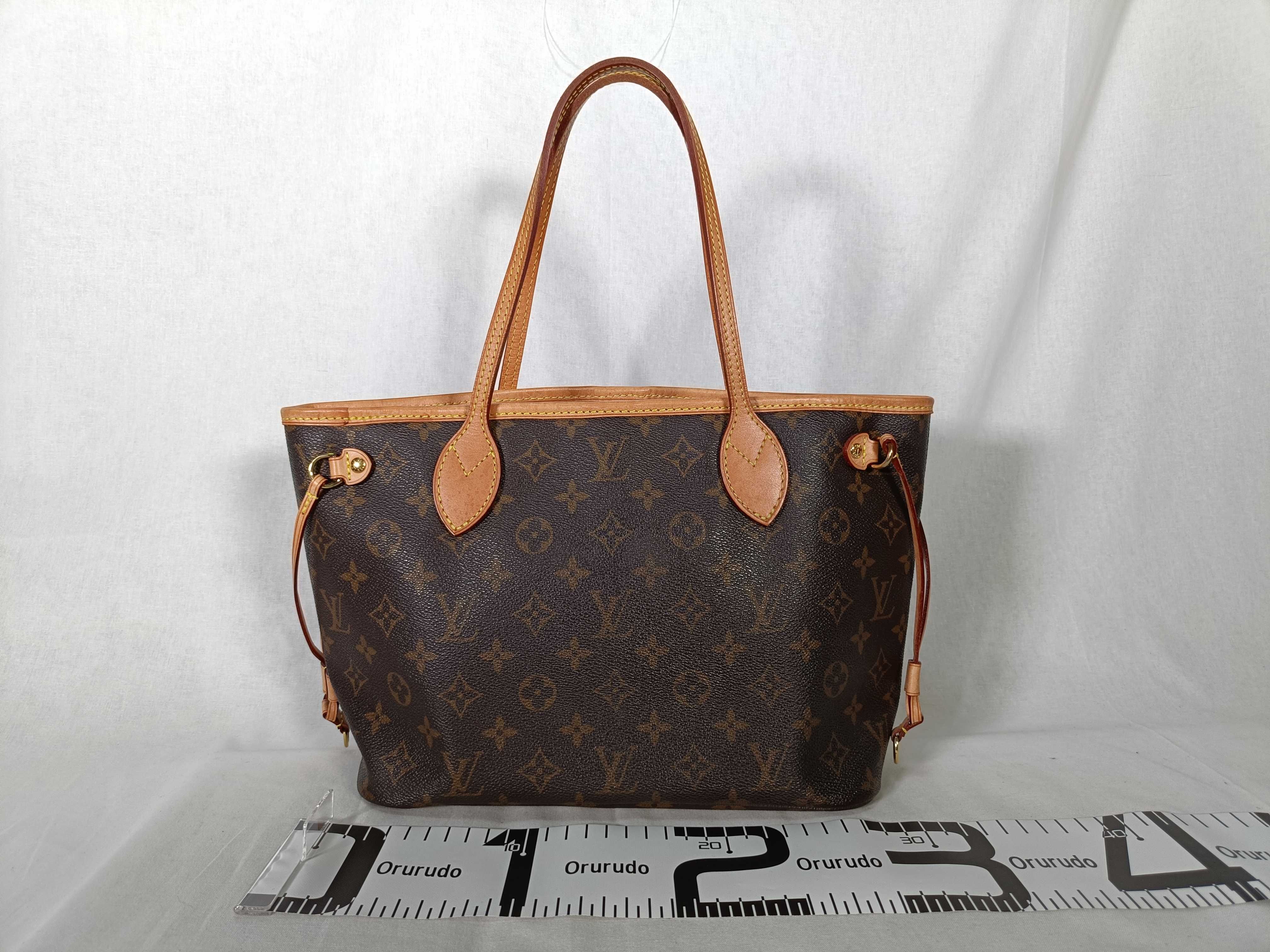 Monogram Neverfull PM M40155 VI2078 Brown Tote Bag — view 2