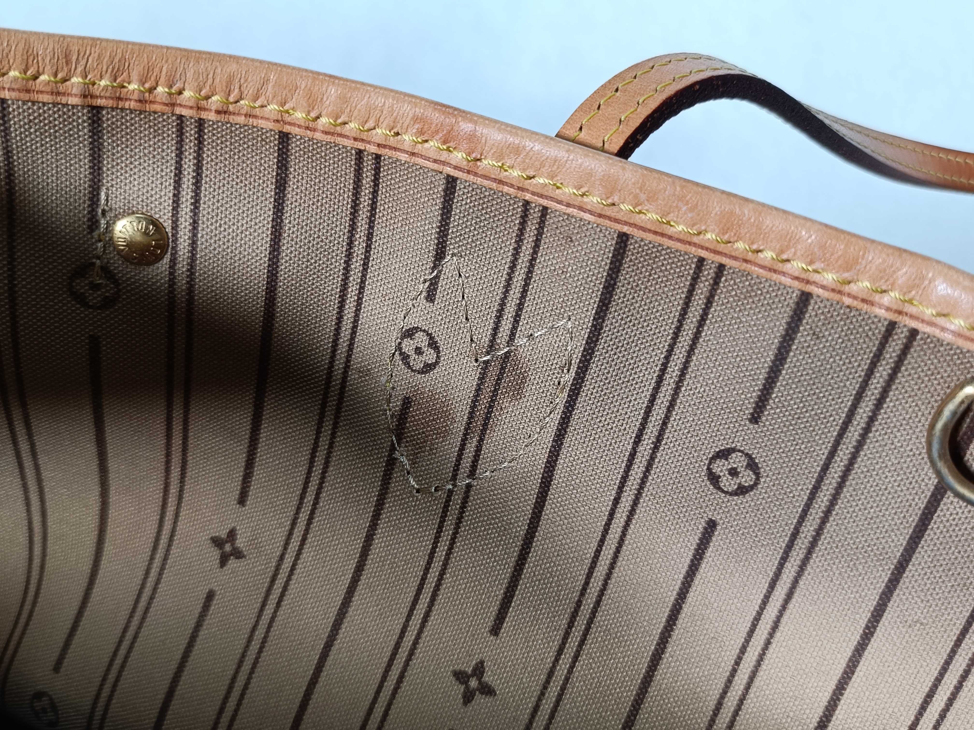 Monogram Neverfull PM M40155 VI2078 Brown Tote Bag — view 13