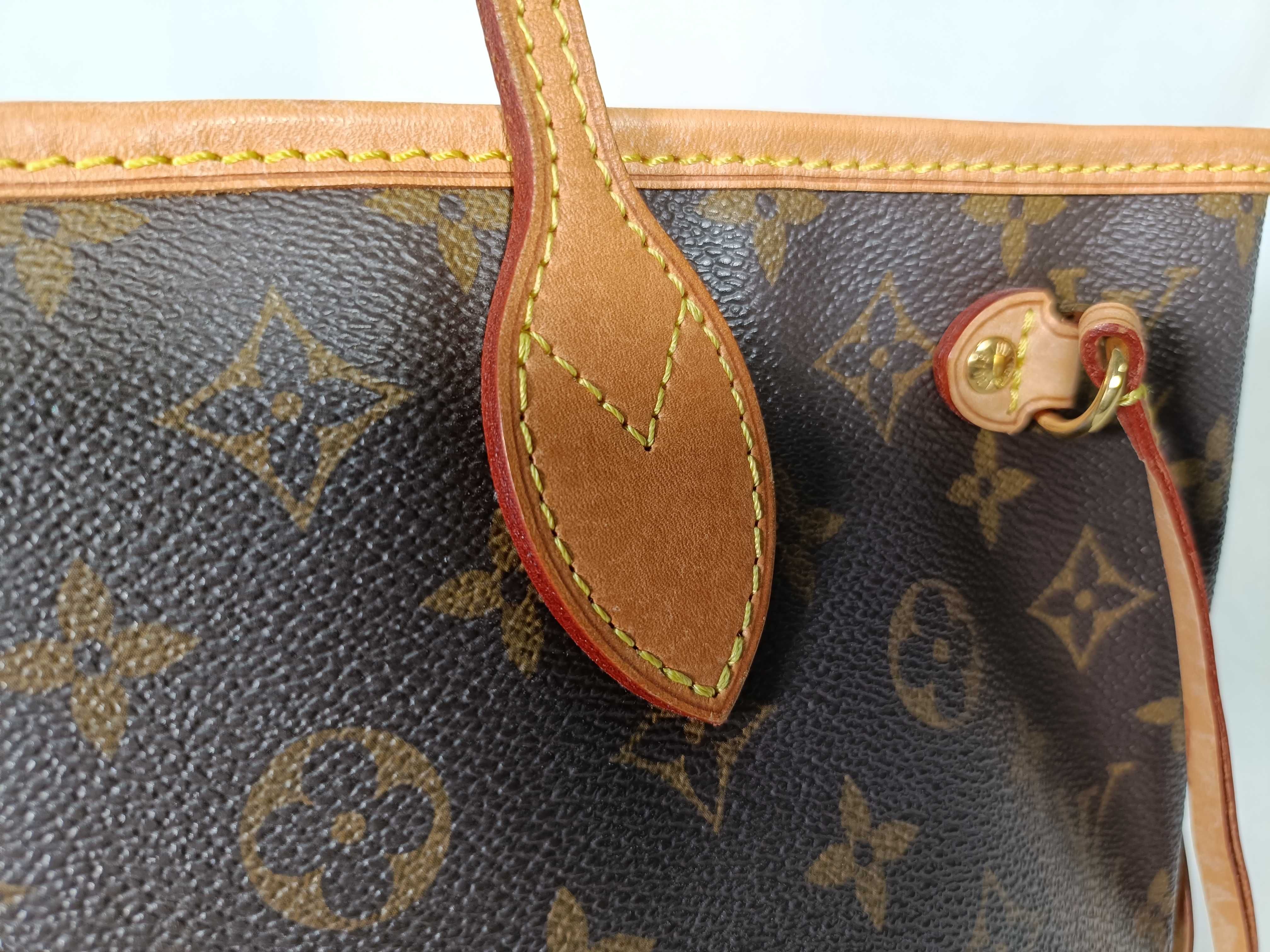 Monogram Neverfull PM M40155 VI2078 Brown Tote Bag — view 7