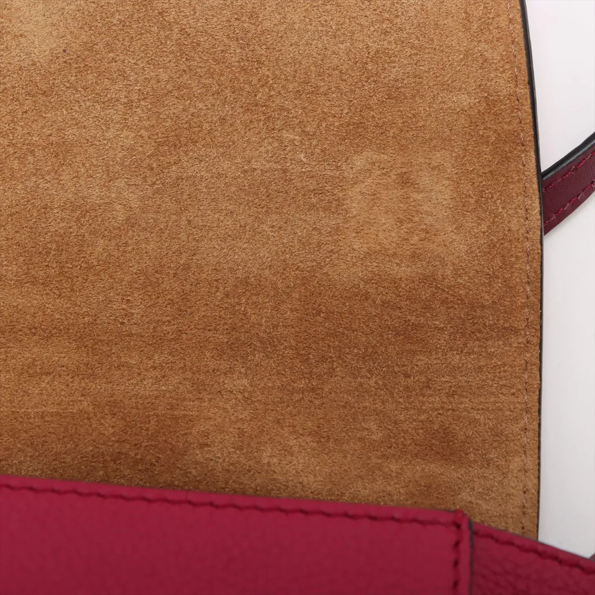 Mini Gate Bag Leather Shoulder Bag Red — view 9