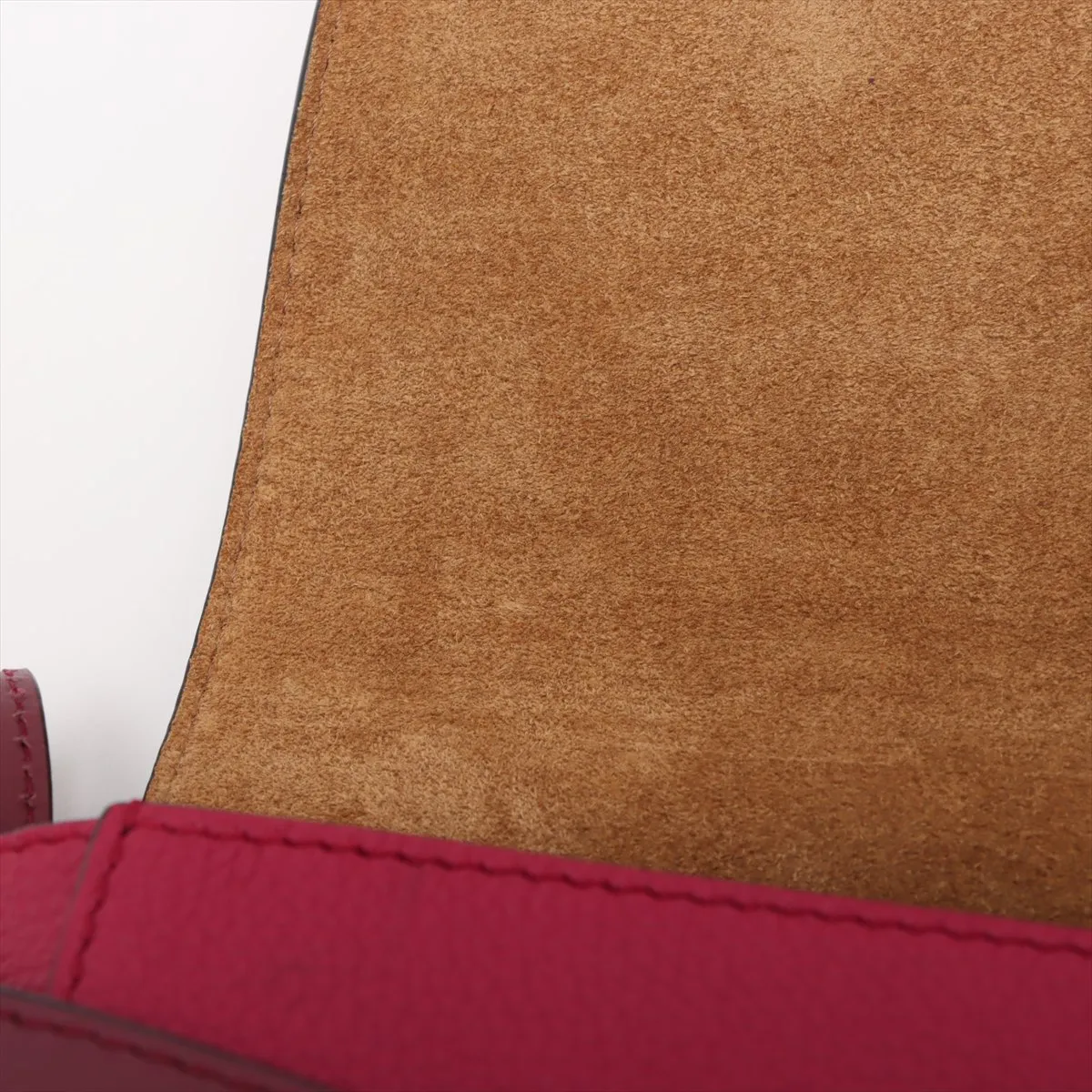 Mini Gate Bag Leather Shoulder Bag Red — view 10