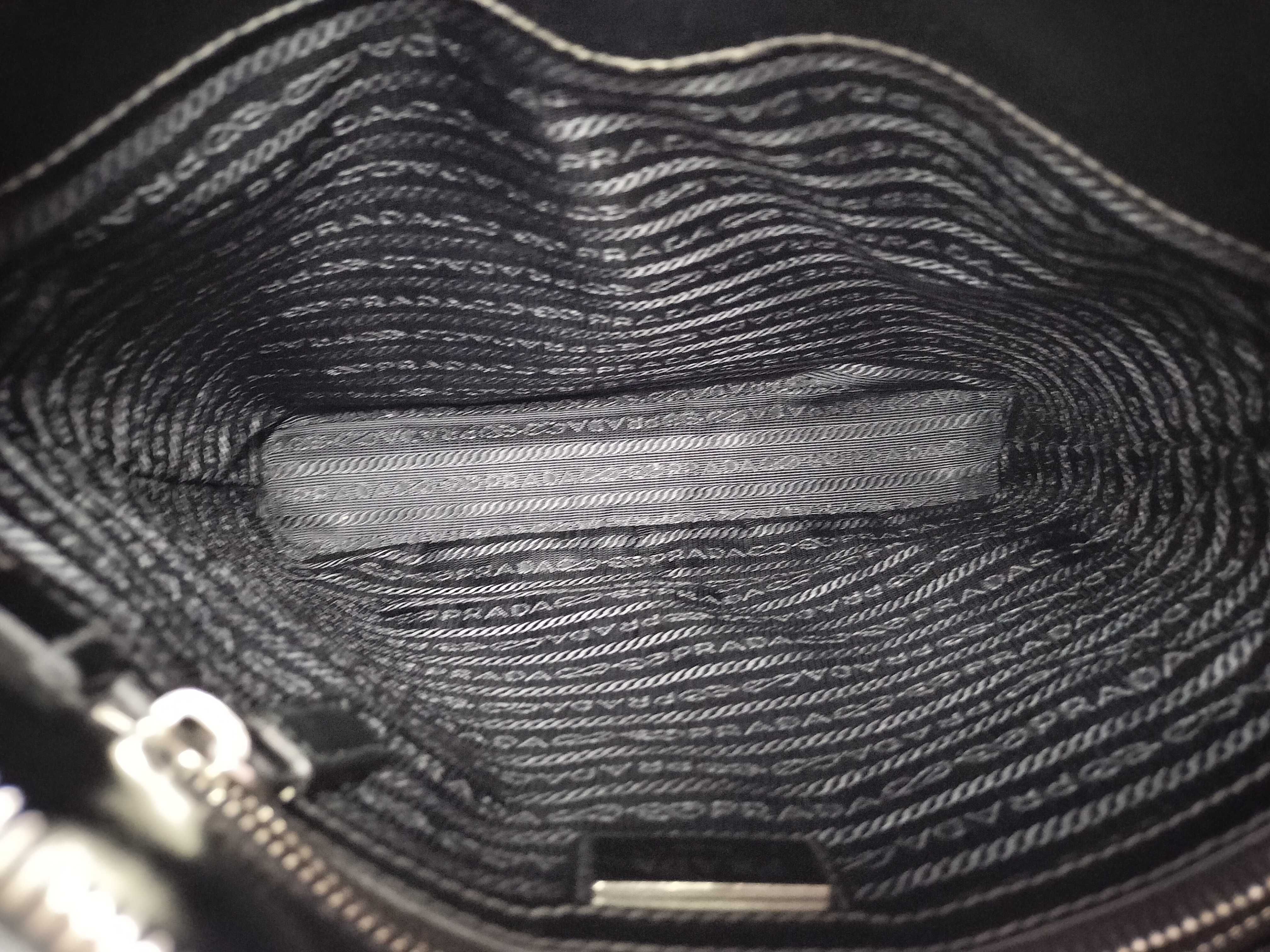 Saffiano Travel Leather Shoulder Bag Black 2VH062 Shoulder Bag — view 8