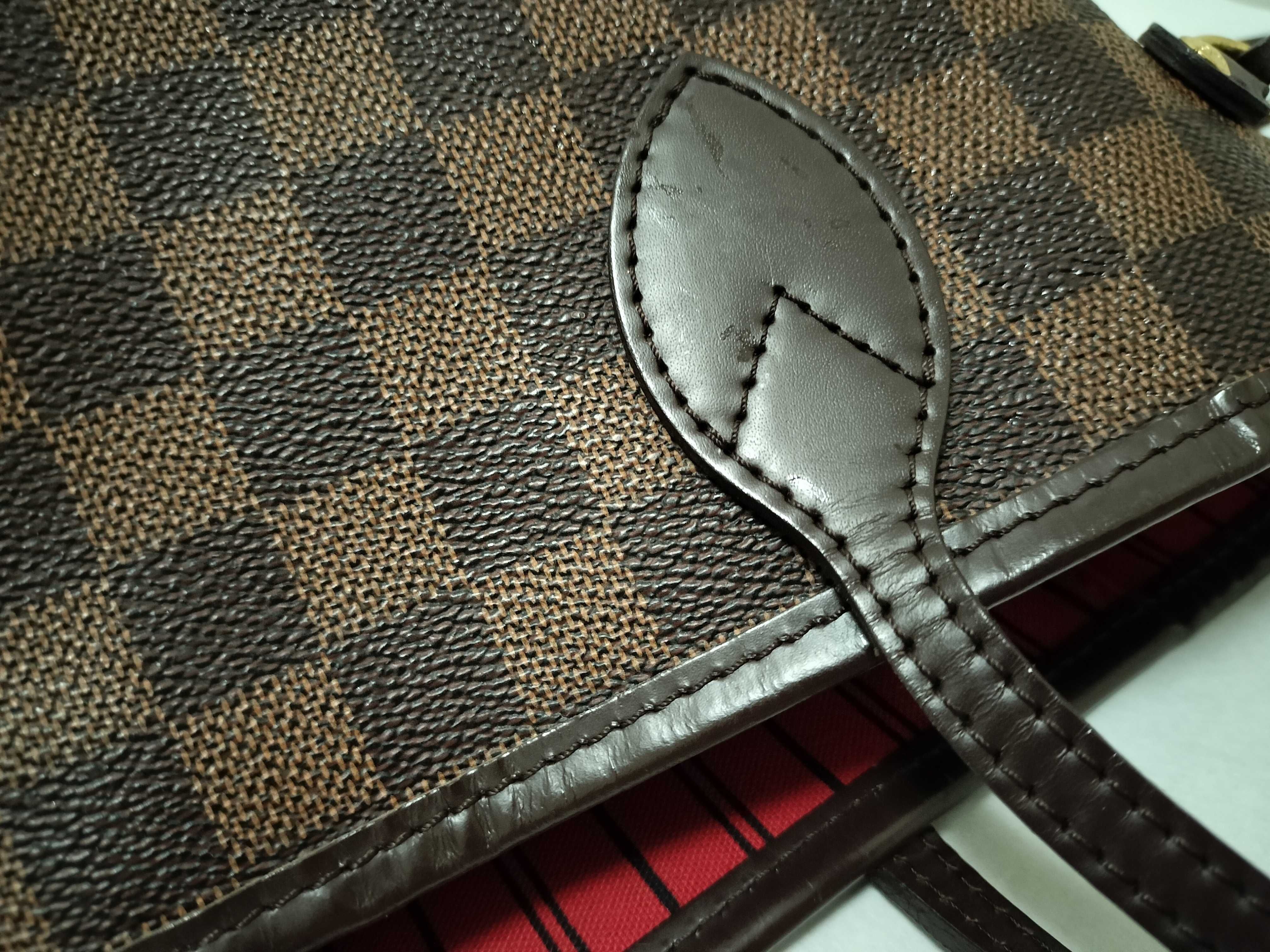 Damier Neverfull Tote Bag with Pouch — view 5