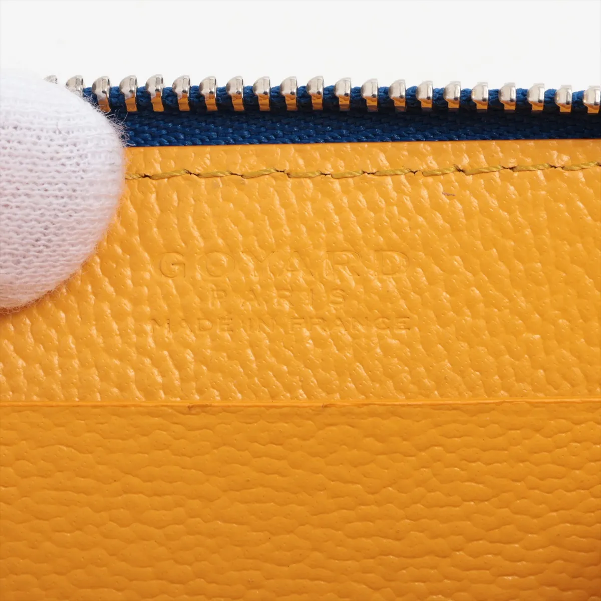 Matignon Leather Coin Case Blue — view 4