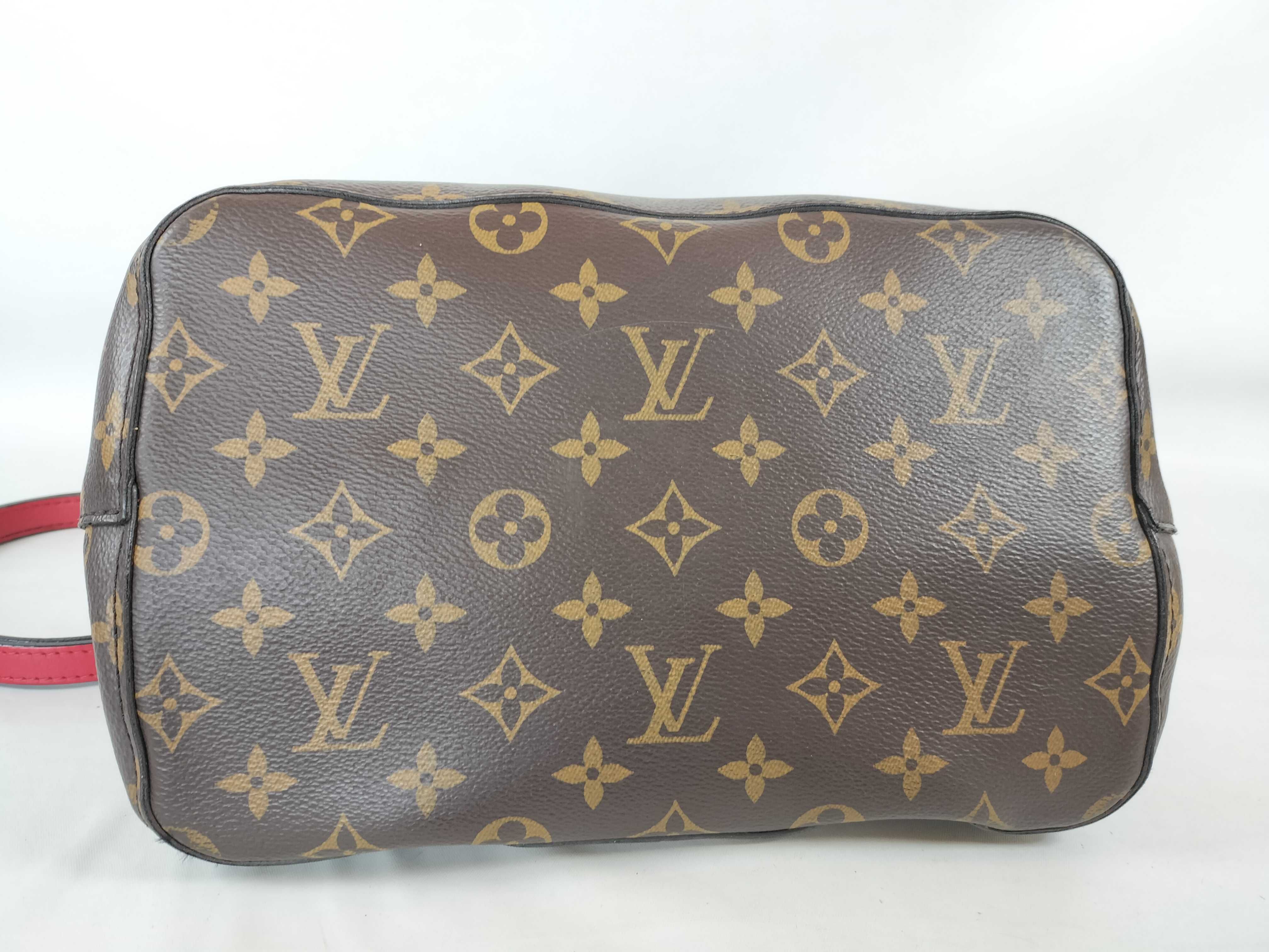 M44021 Monogram Neo Noe Coquelicot Shoulder Bag with Shoulder Strap — view 7