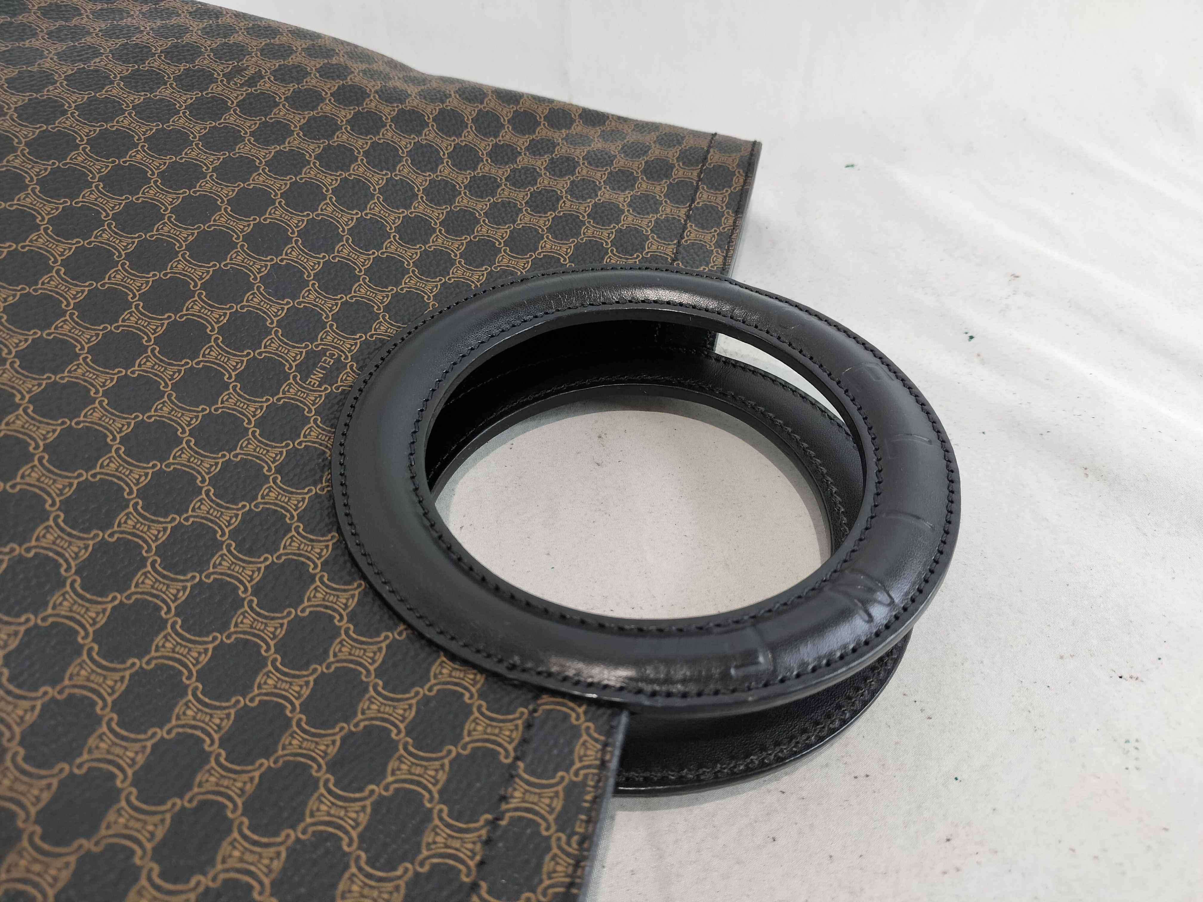 Macadam pattern circle handle handbag — view 4