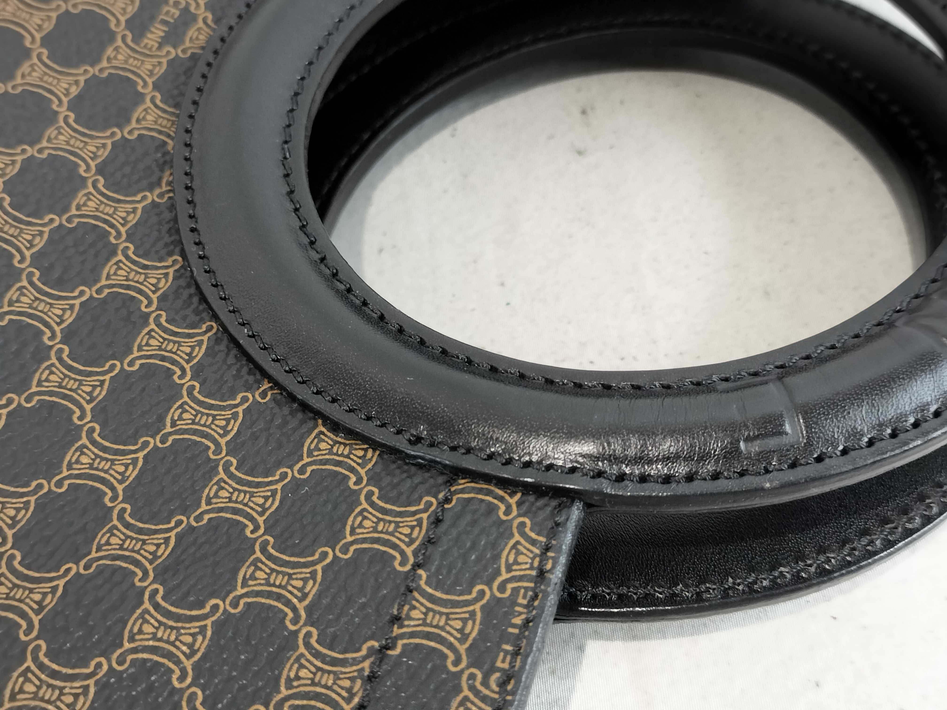 Macadam pattern circle handle handbag — view 6