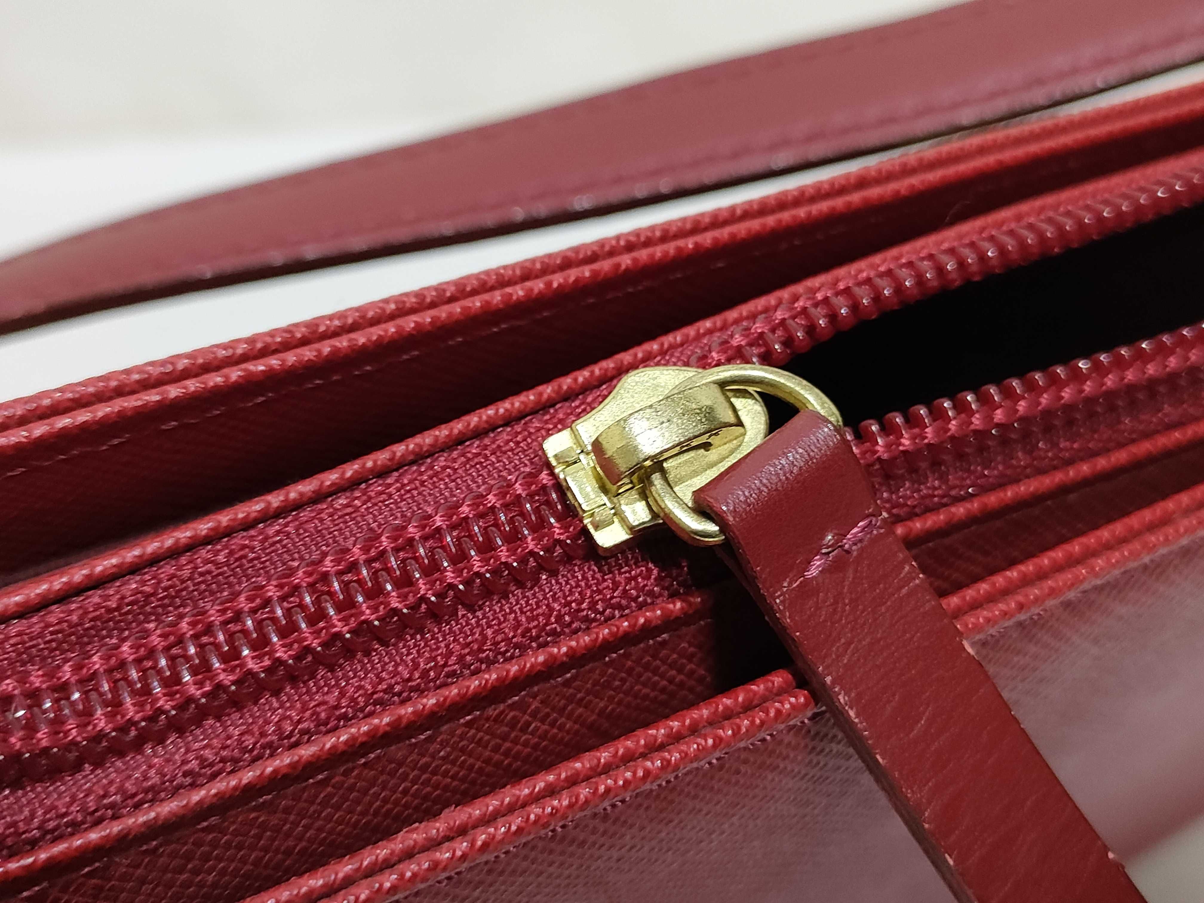 handbag, accessory pouch, leather, Nova Check pattern handbag — view 13