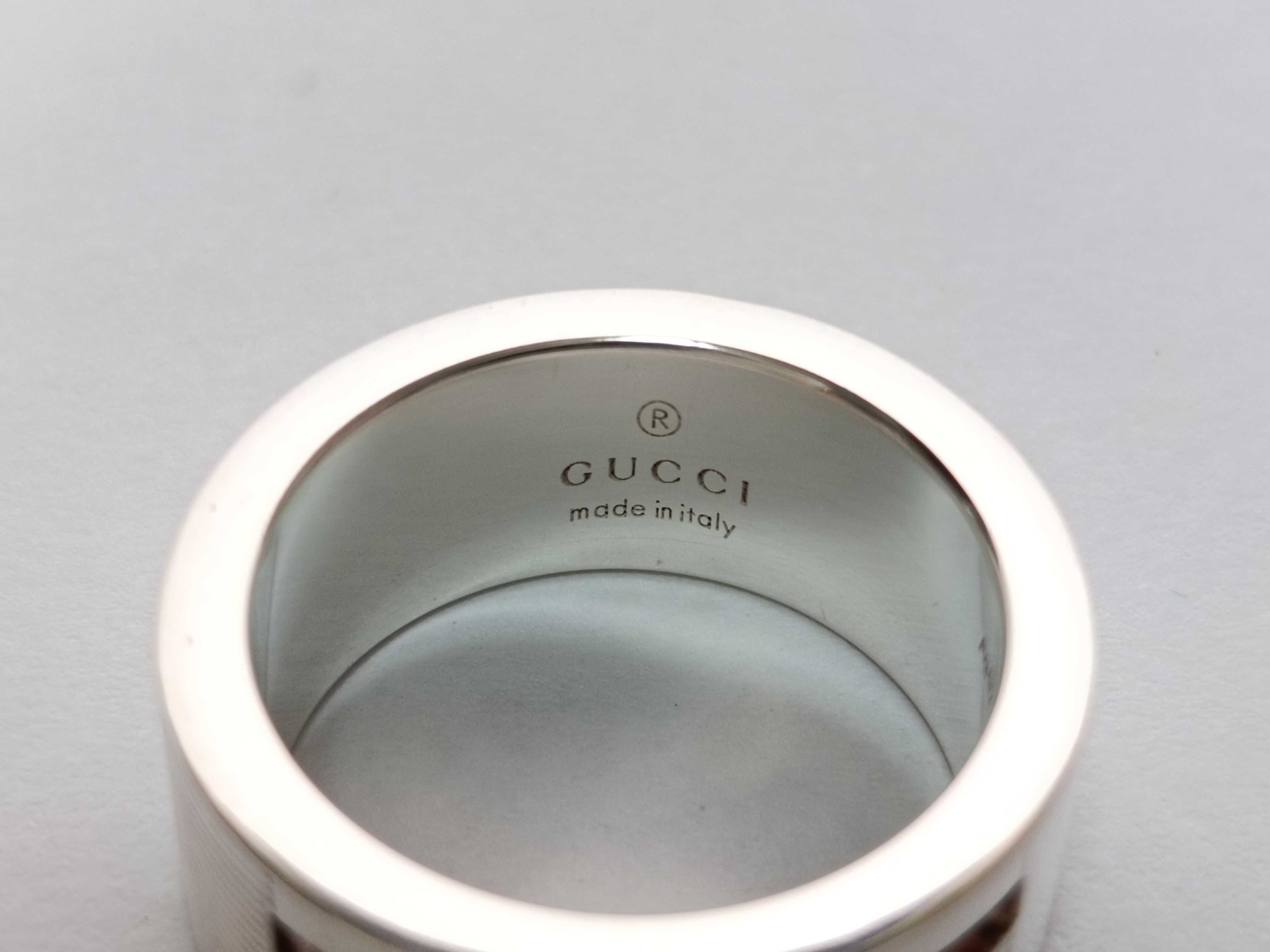 ring, branded G cutout G, 925 sterling silver, size 9, 8g. — view 5