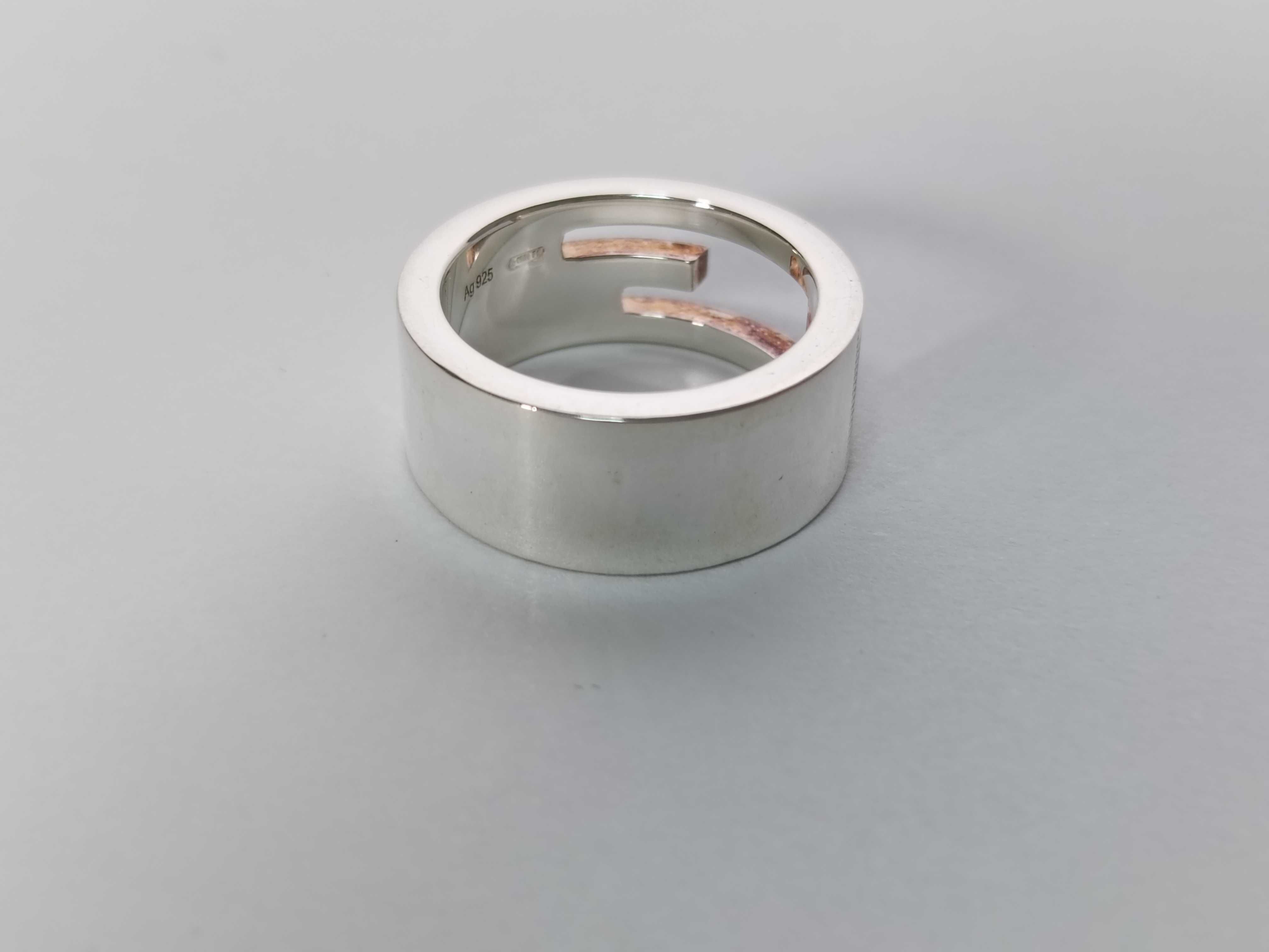 ring, branded G cutout G, 925 sterling silver, size 9, 8g. — view 7