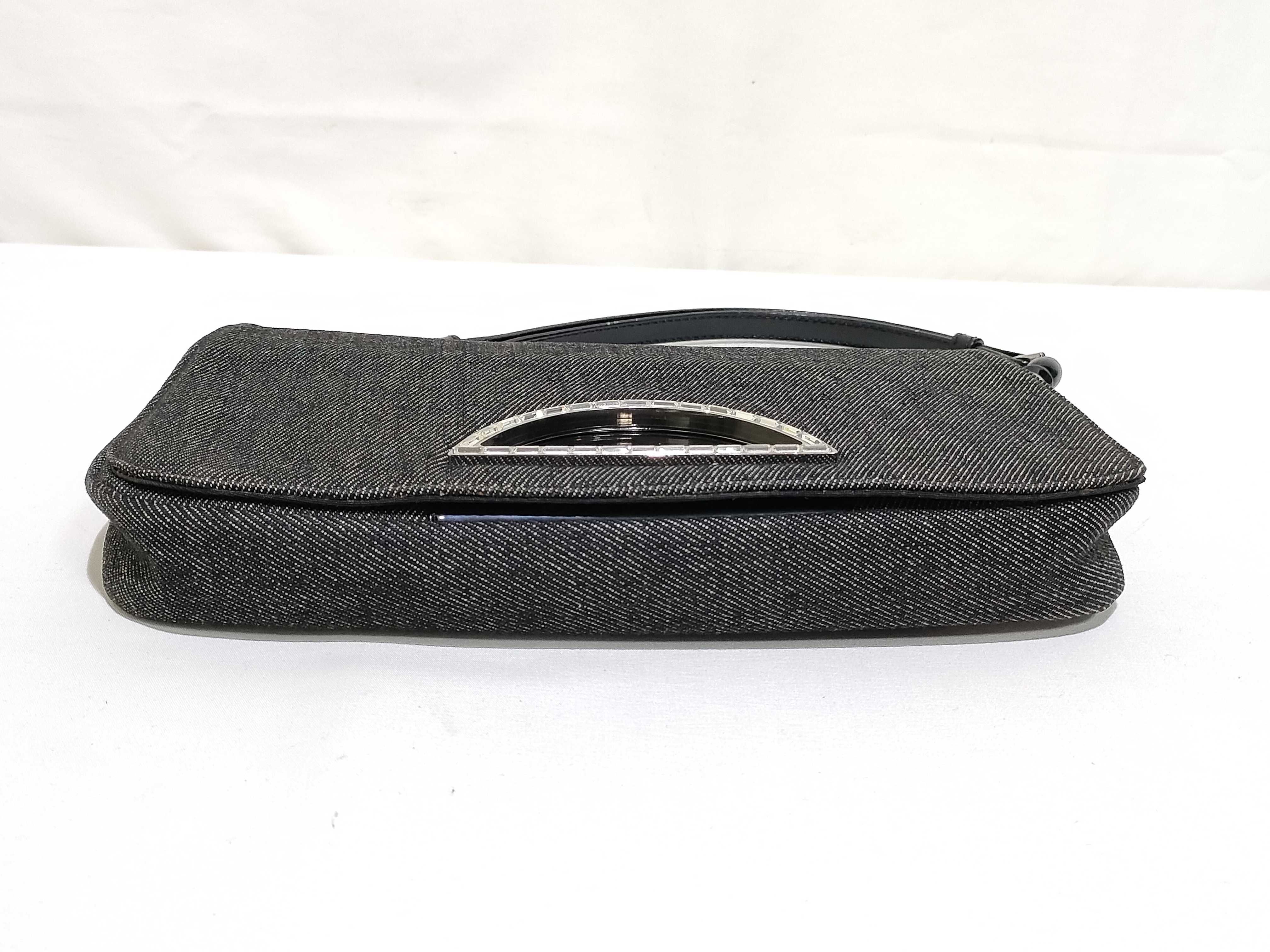 Maris Pearl Denim Accessory Pouch One-Shoulder Bag — view 7