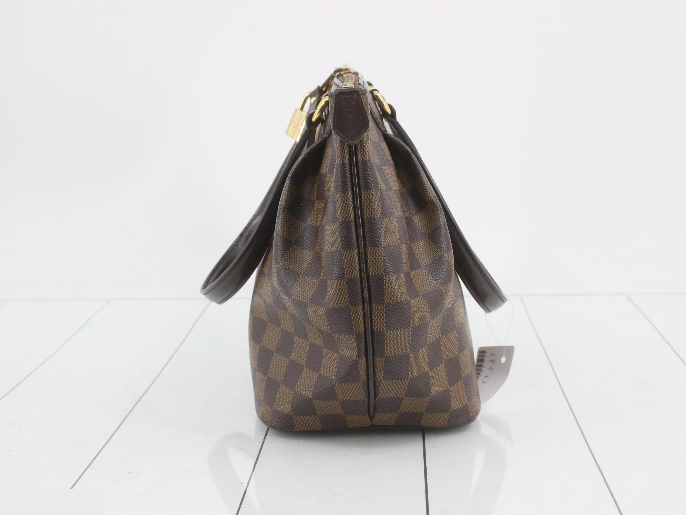Westminster PM Damier Ebene Brown Handbag — view 3