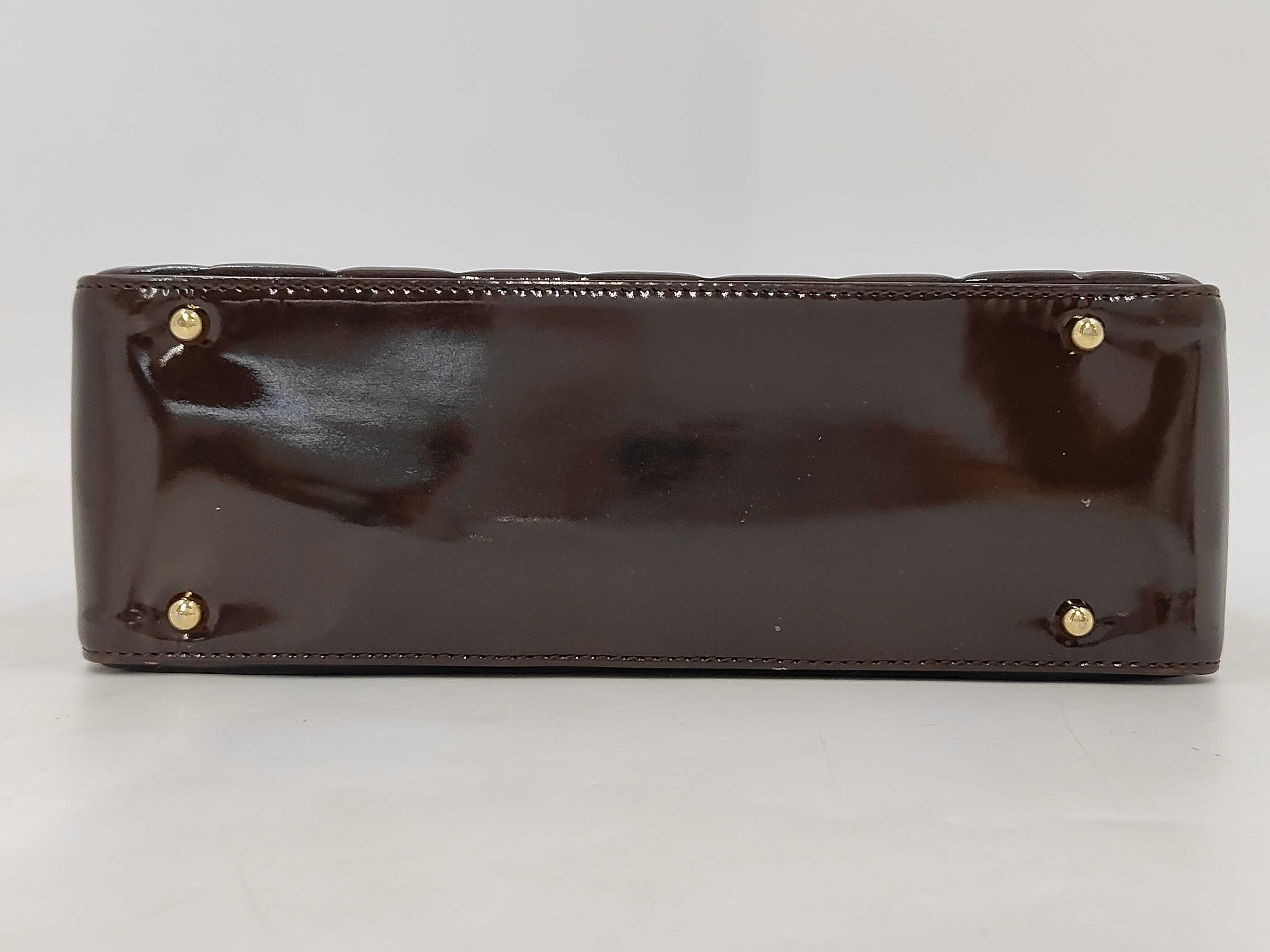 Chocolate Bar / 7641017 / Handbag / Enamel Brown Handbag — view 6