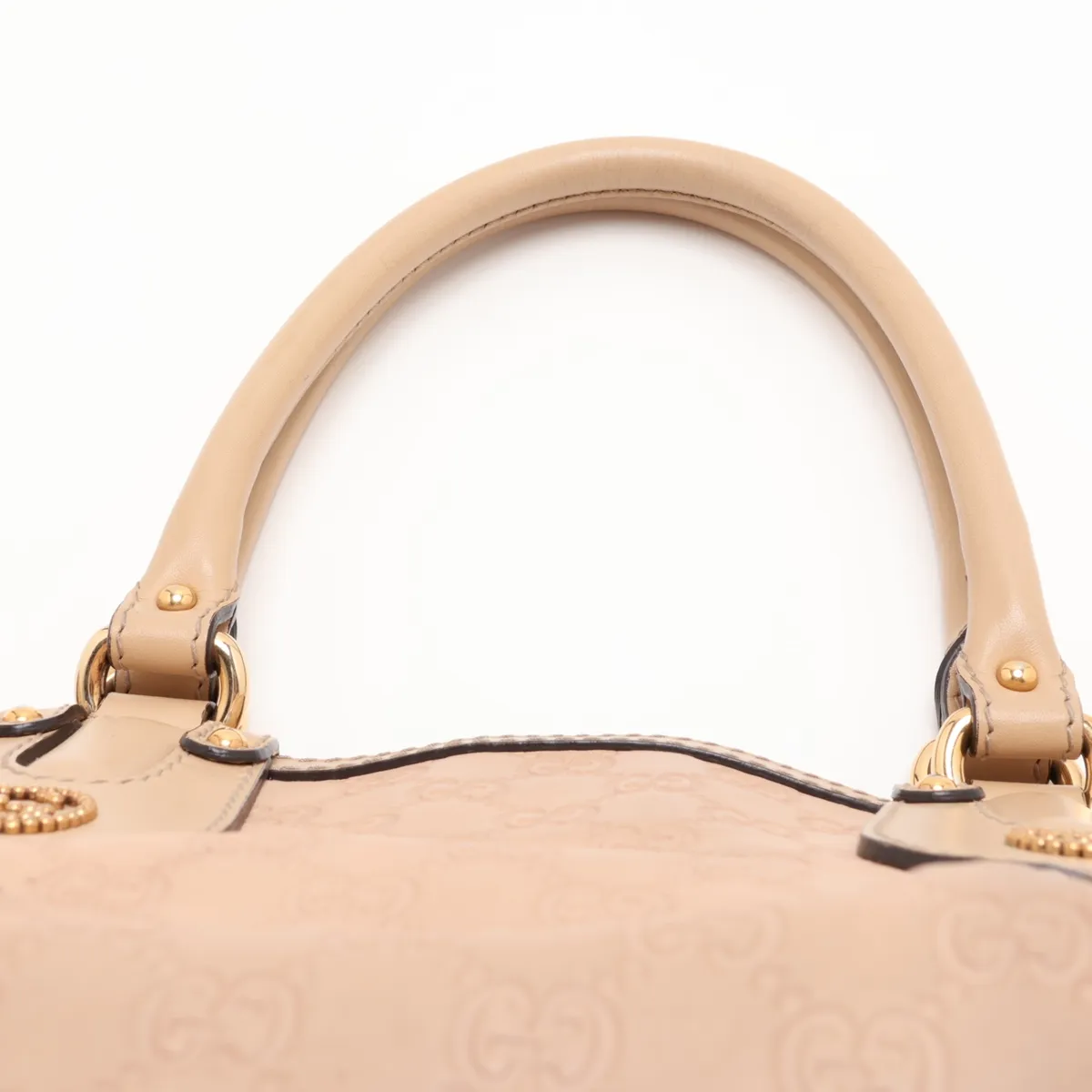 Guccissima 269953 Leather Handbag Beige — view 6