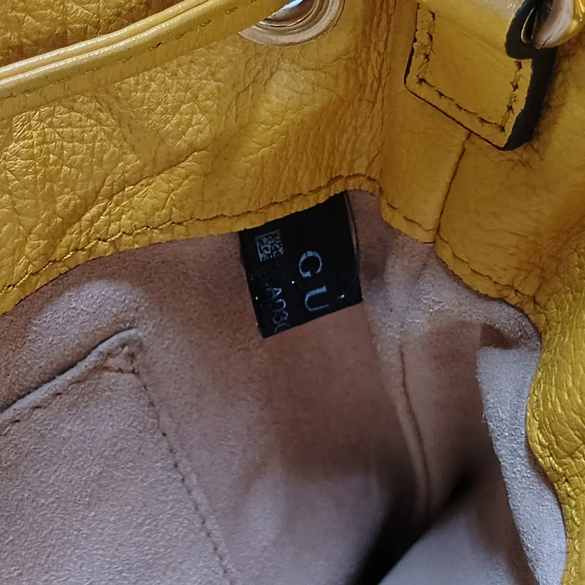GG Flora 550621 PVC x Leather 2-Way Shoulder Bag Beige x Yellow — view 13