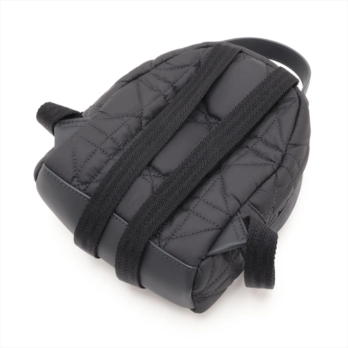 Cannage Nylon Backpack/Rucksack, Black — view 5