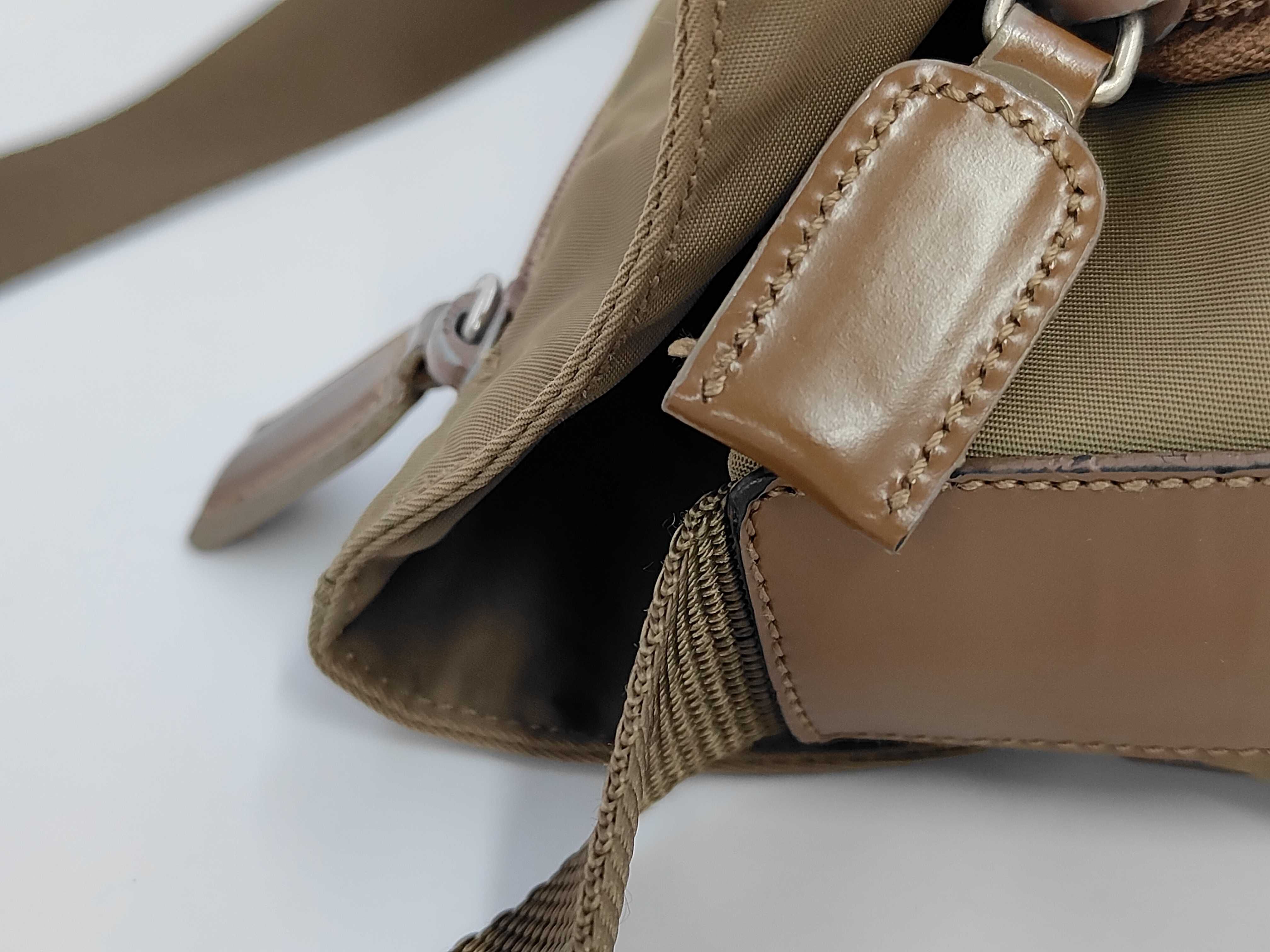 Nylon Triangle Logo Nylon Shoulder Bag — view 5