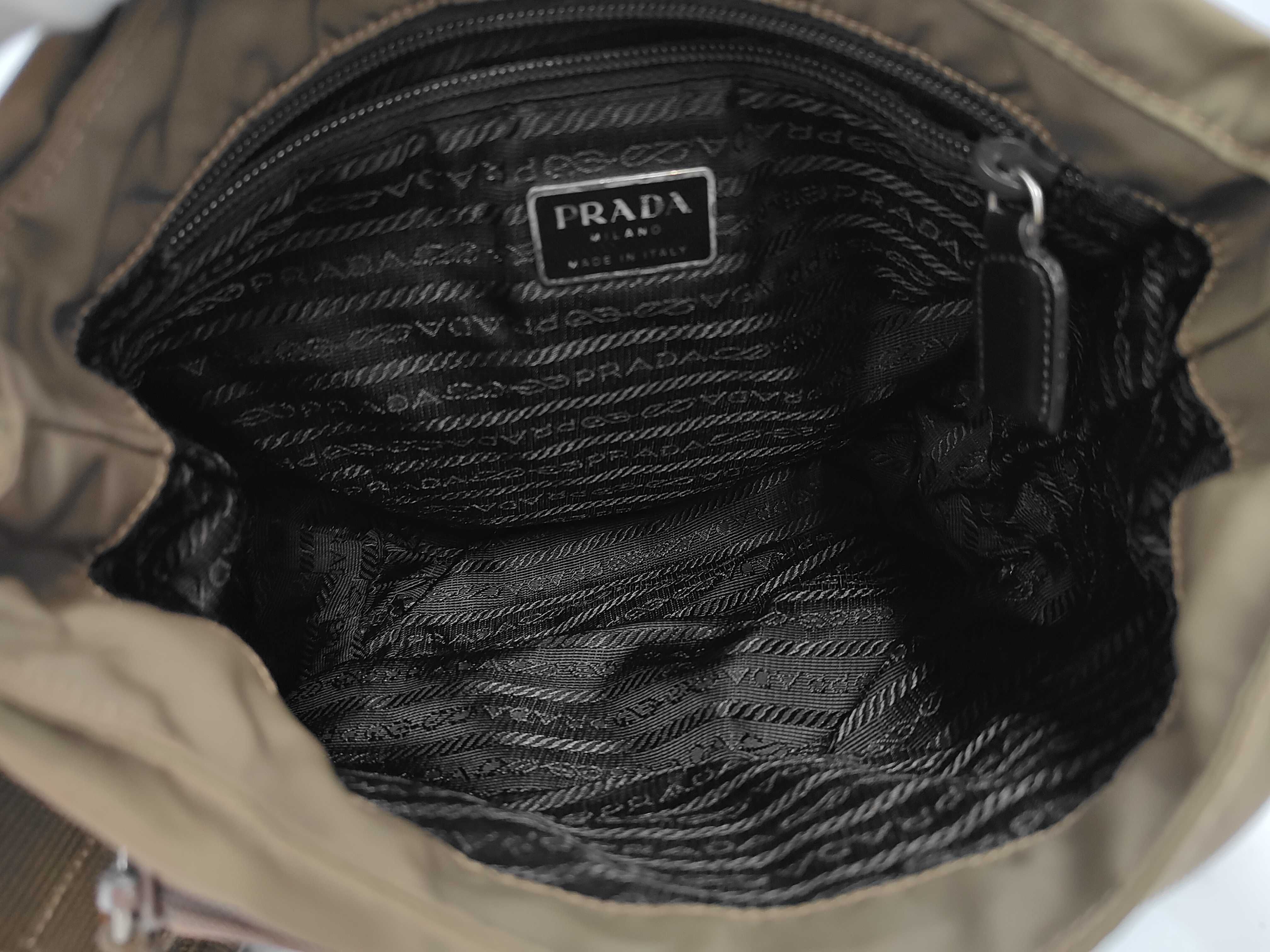 Nylon Triangle Logo Nylon Shoulder Bag — view 8