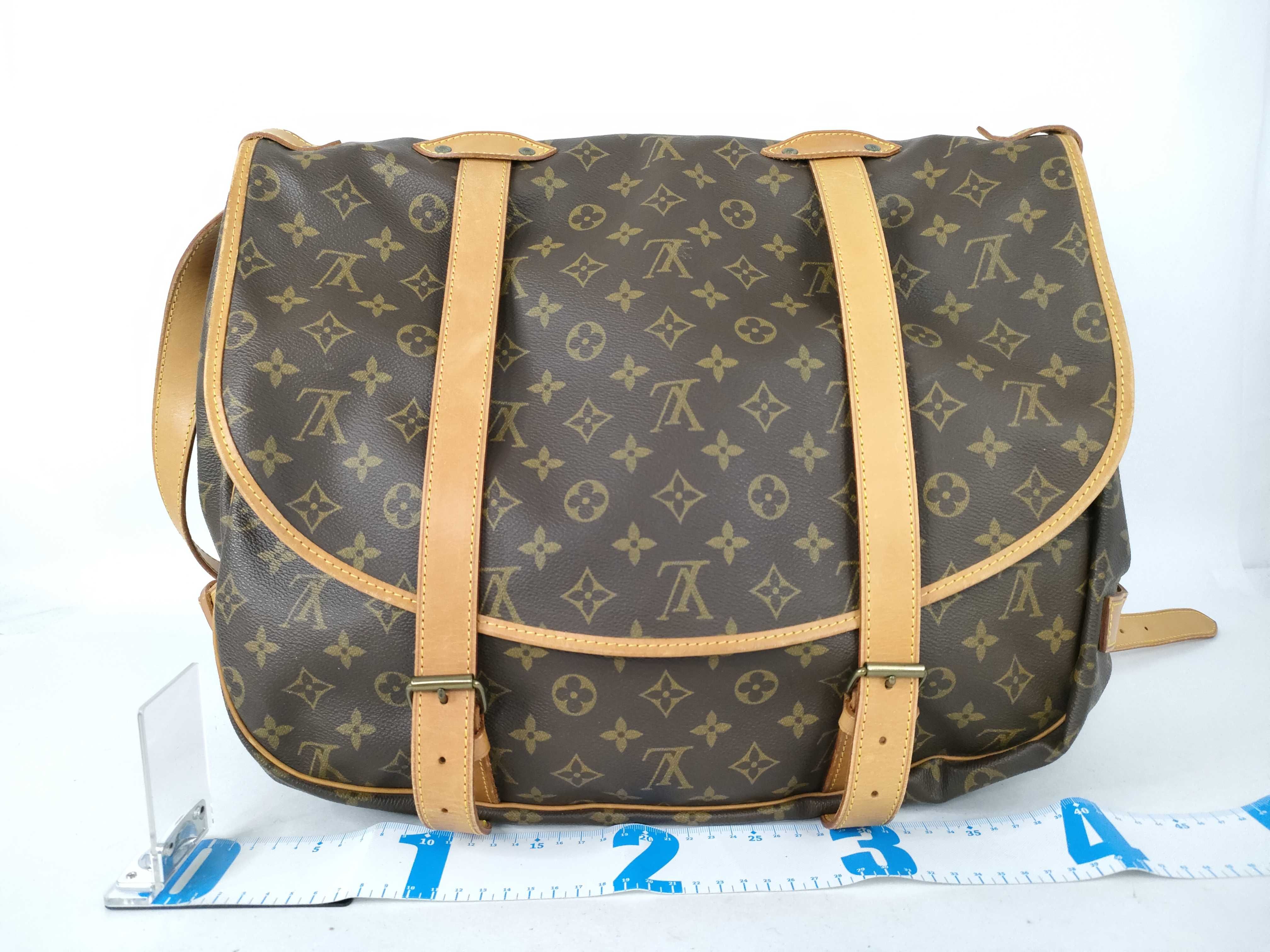 Monogram Saumur Brown Shoulder Bag — view 2