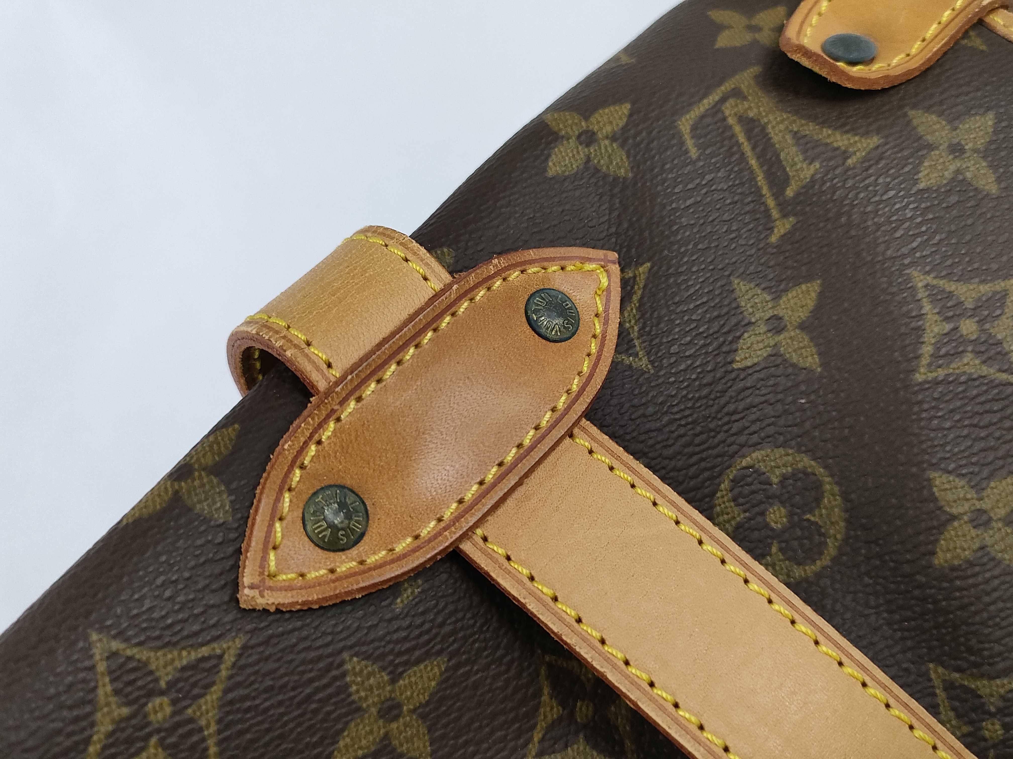 Monogram Saumur Brown Shoulder Bag — view 12