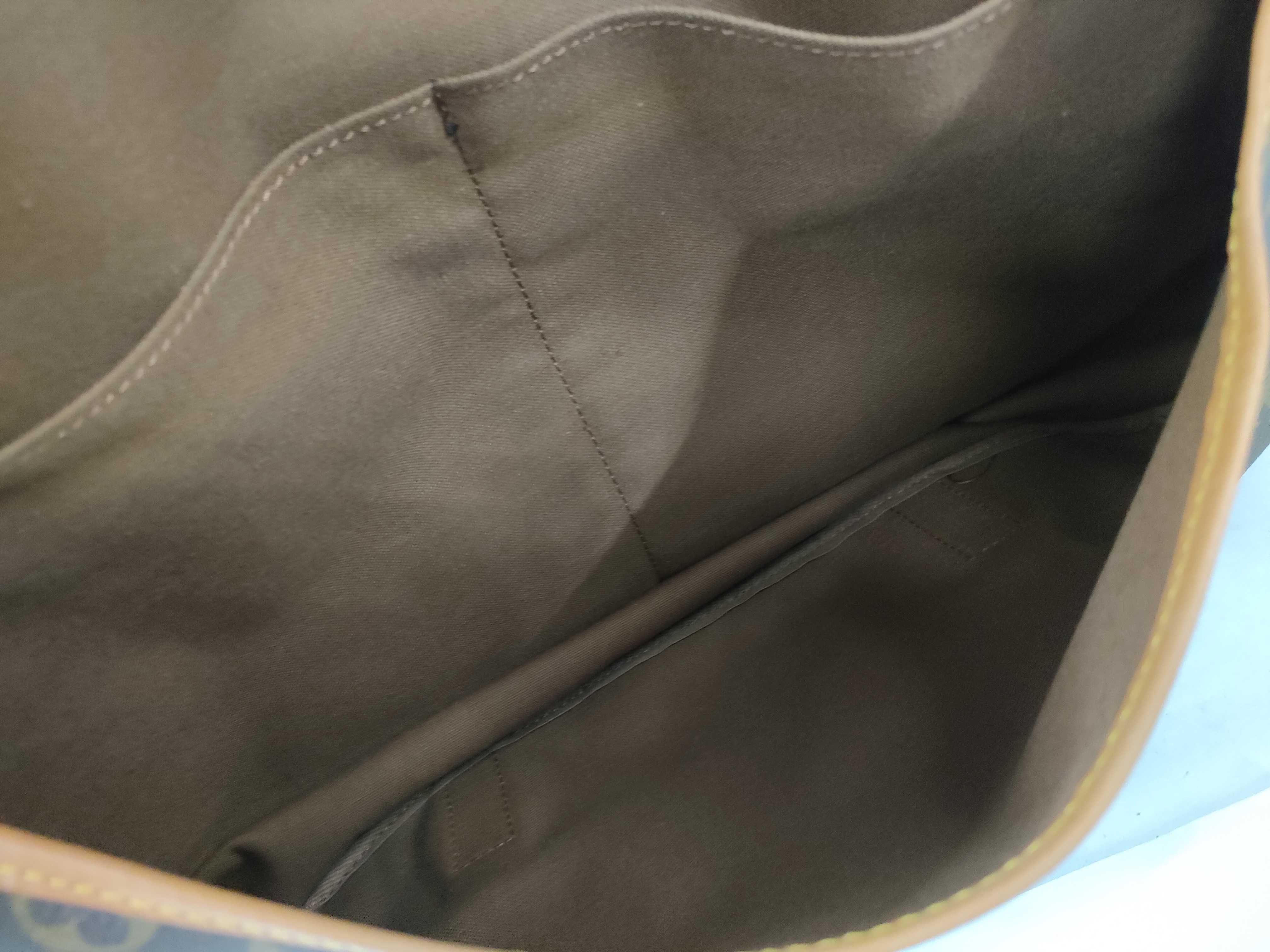 Monogram Saumur Brown Shoulder Bag — view 13