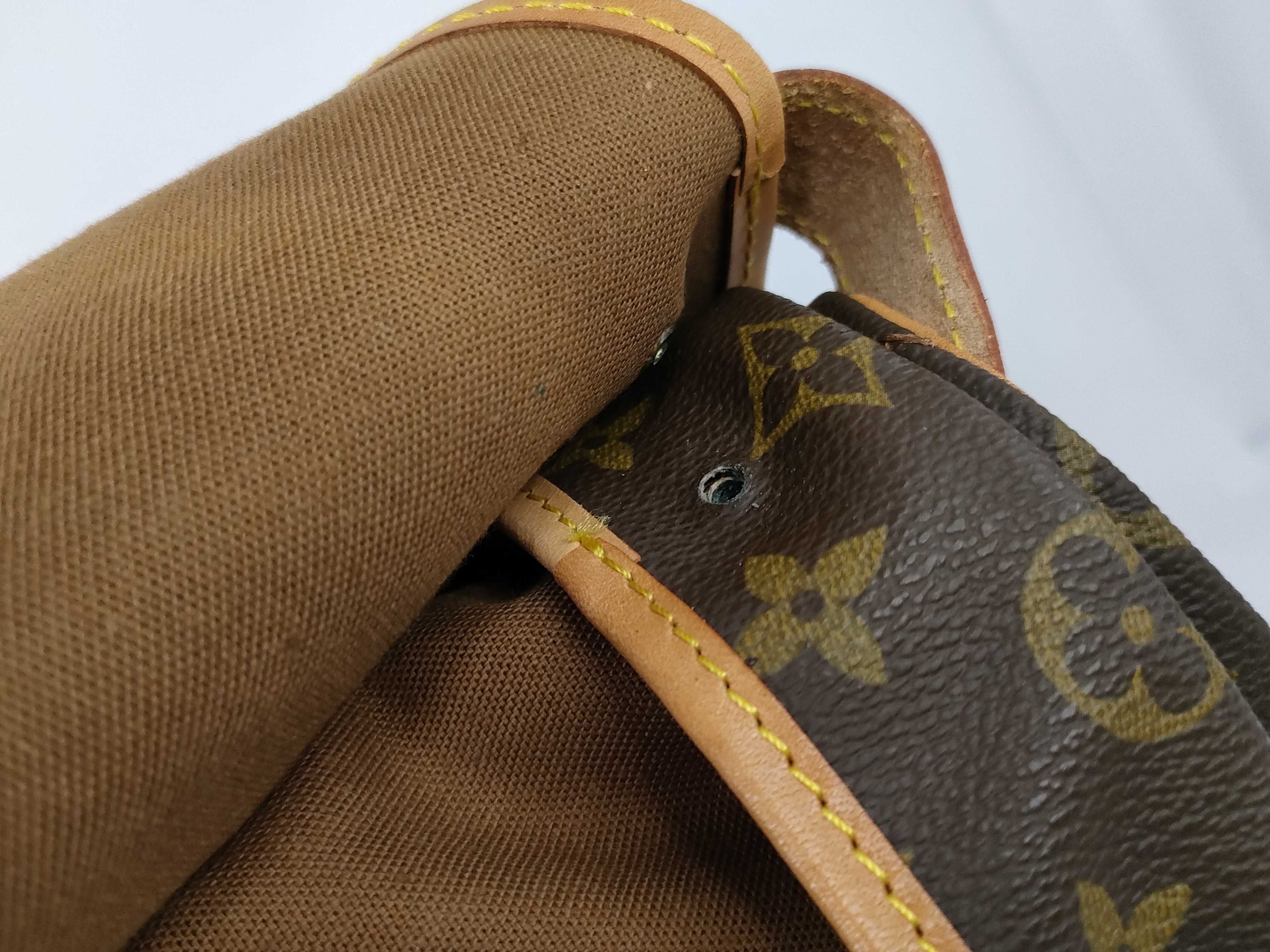Monogram Saumur Brown Shoulder Bag — view 14