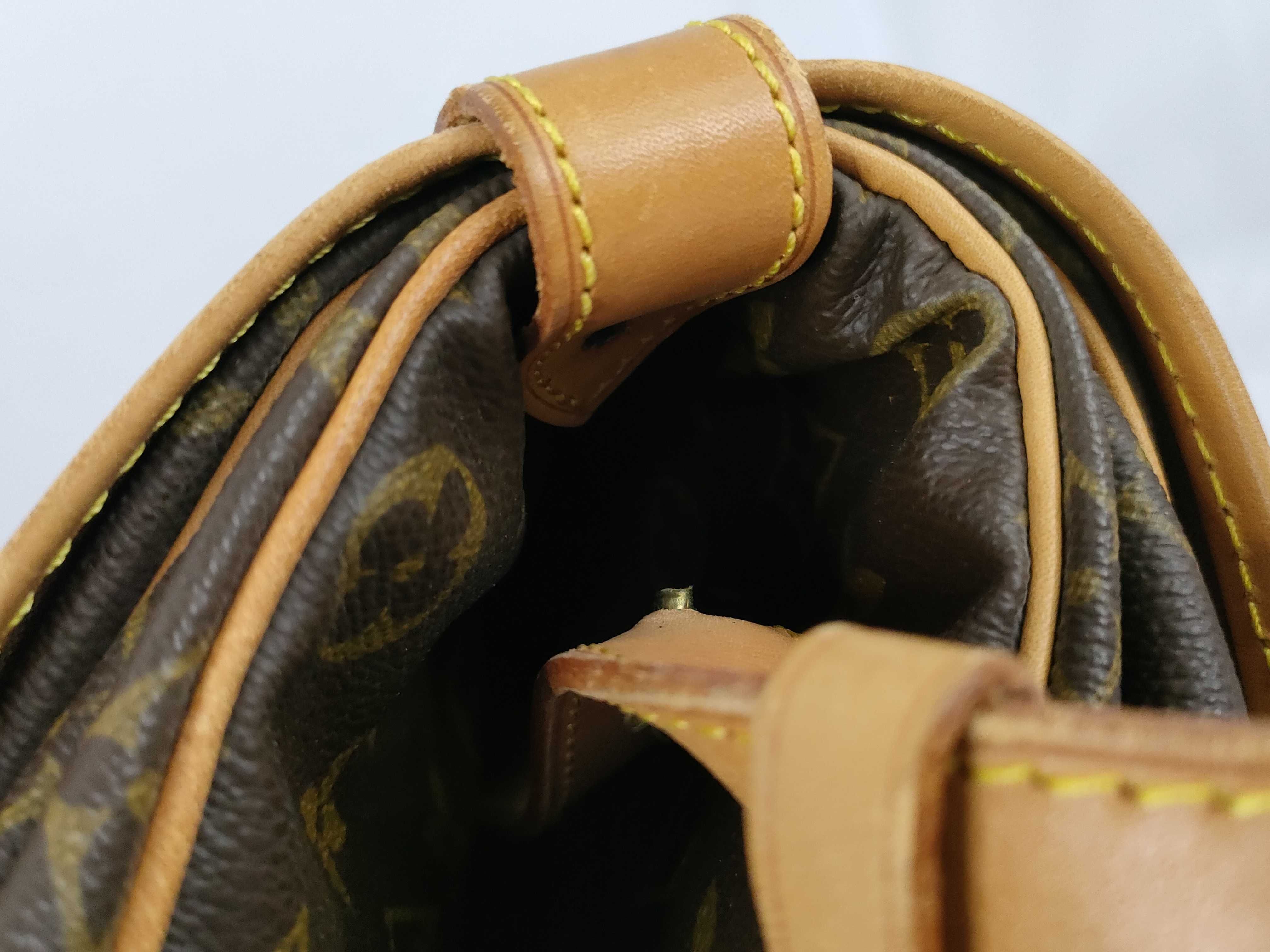 Monogram Saumur Brown Shoulder Bag — view 15