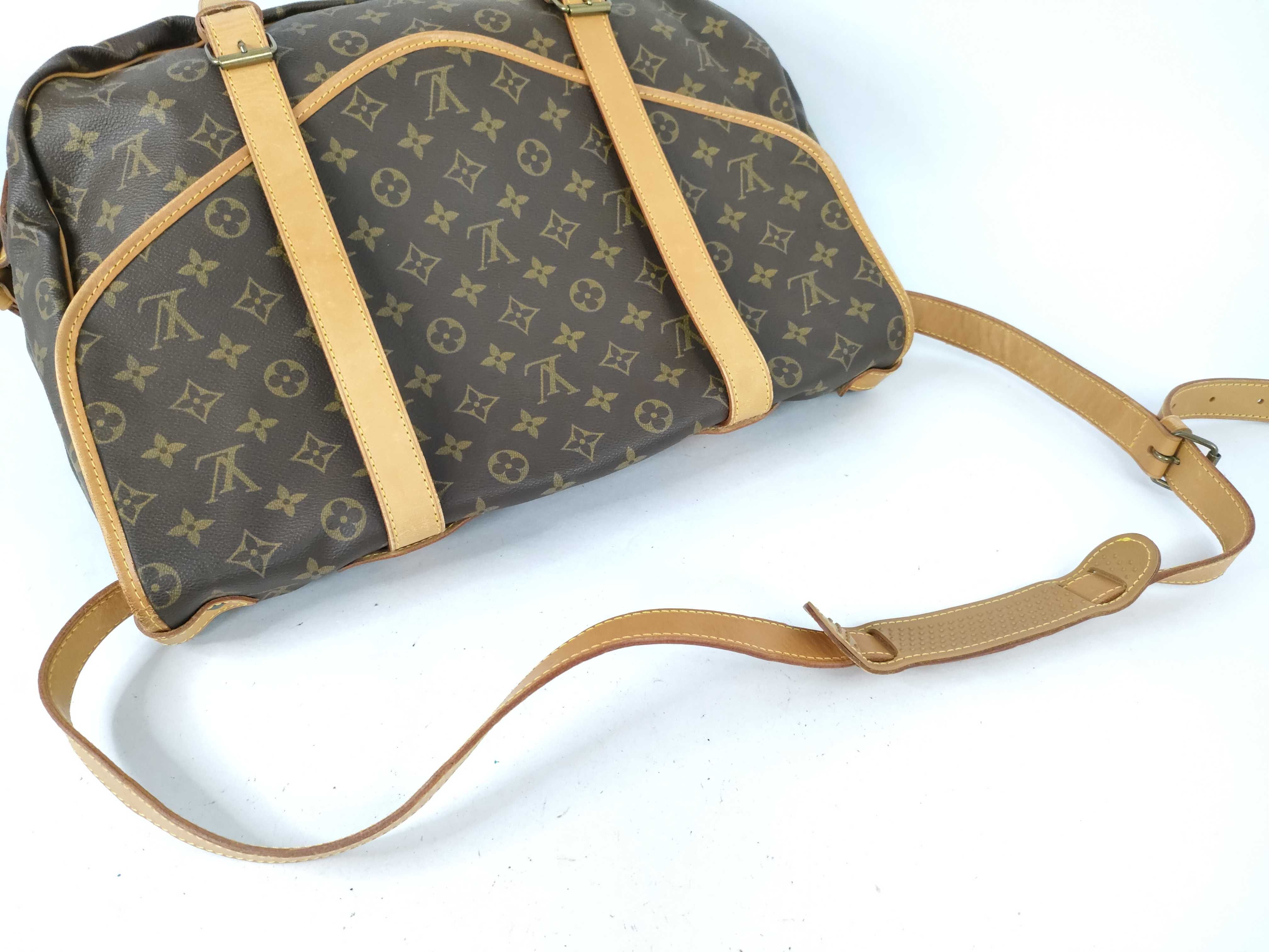 Monogram Saumur Brown Shoulder Bag — view 3