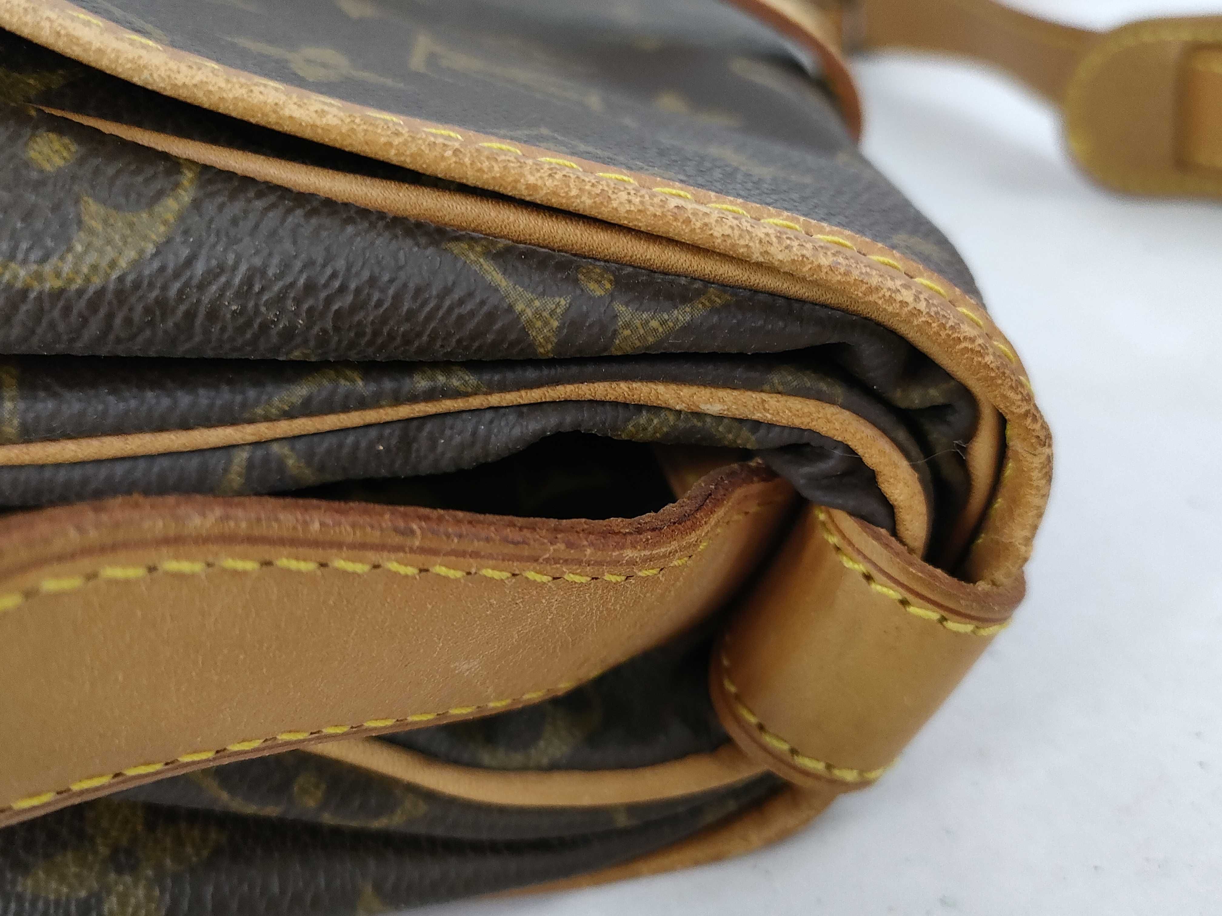 Monogram Saumur Brown Shoulder Bag — view 5
